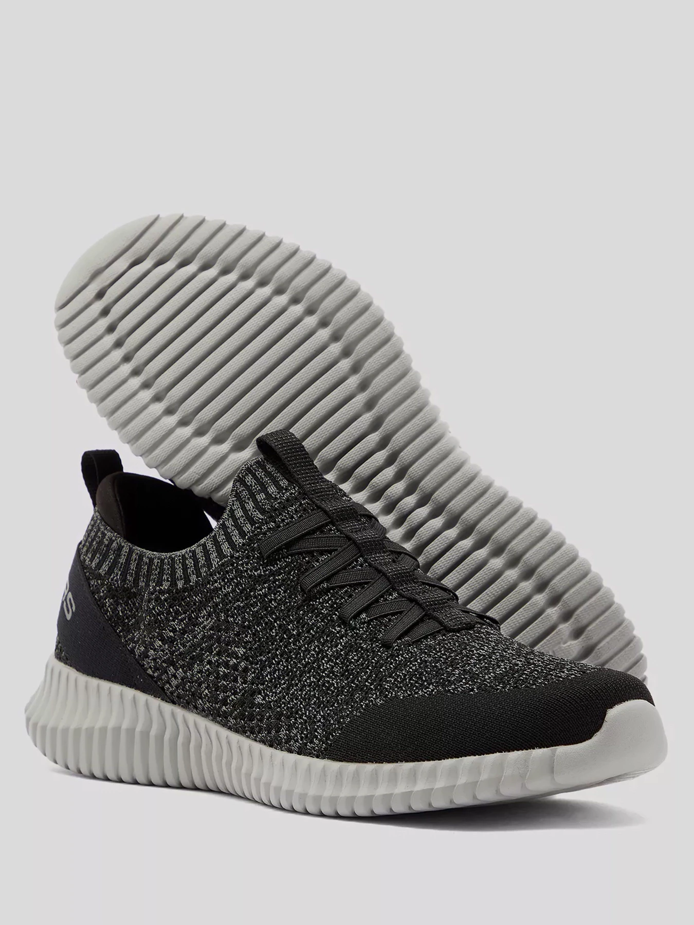 Слипоны и мокасины Skechers Elite Flex - Karnell модель 232048 BKGY Фото