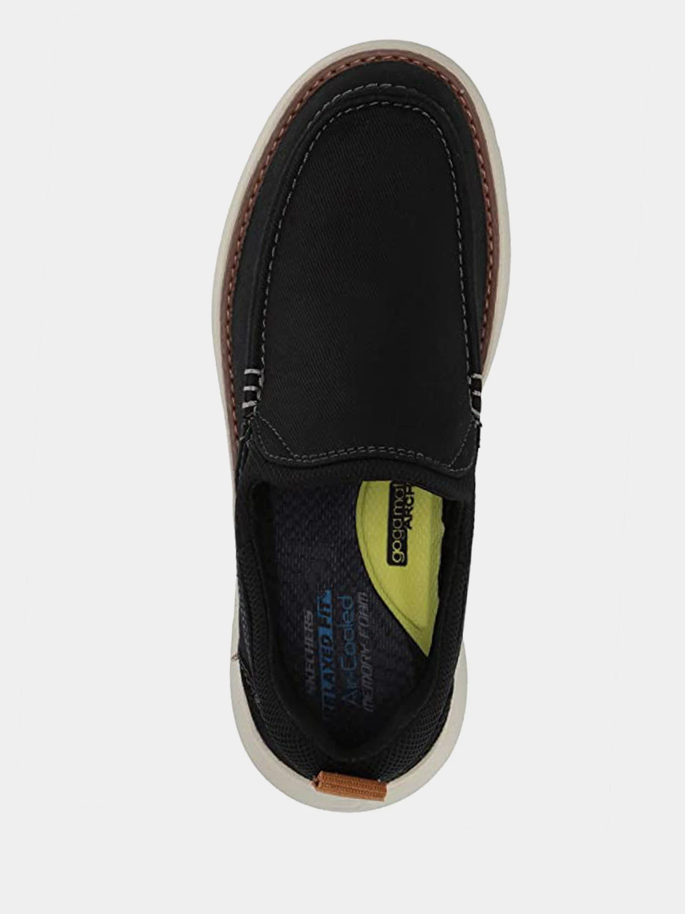 Слипоны и мокасины Skechers Doveno - Hangout модель 204050 BLK Фото