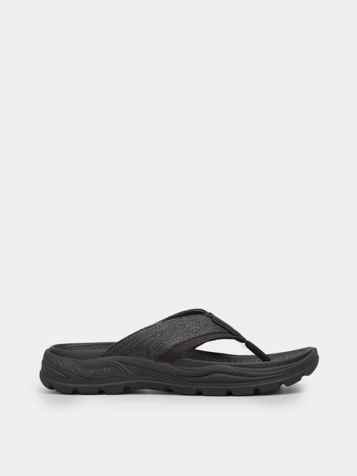 Шлёпанцы Skechers Arch Fit SD – Dolano модель 204345 BLK Фото