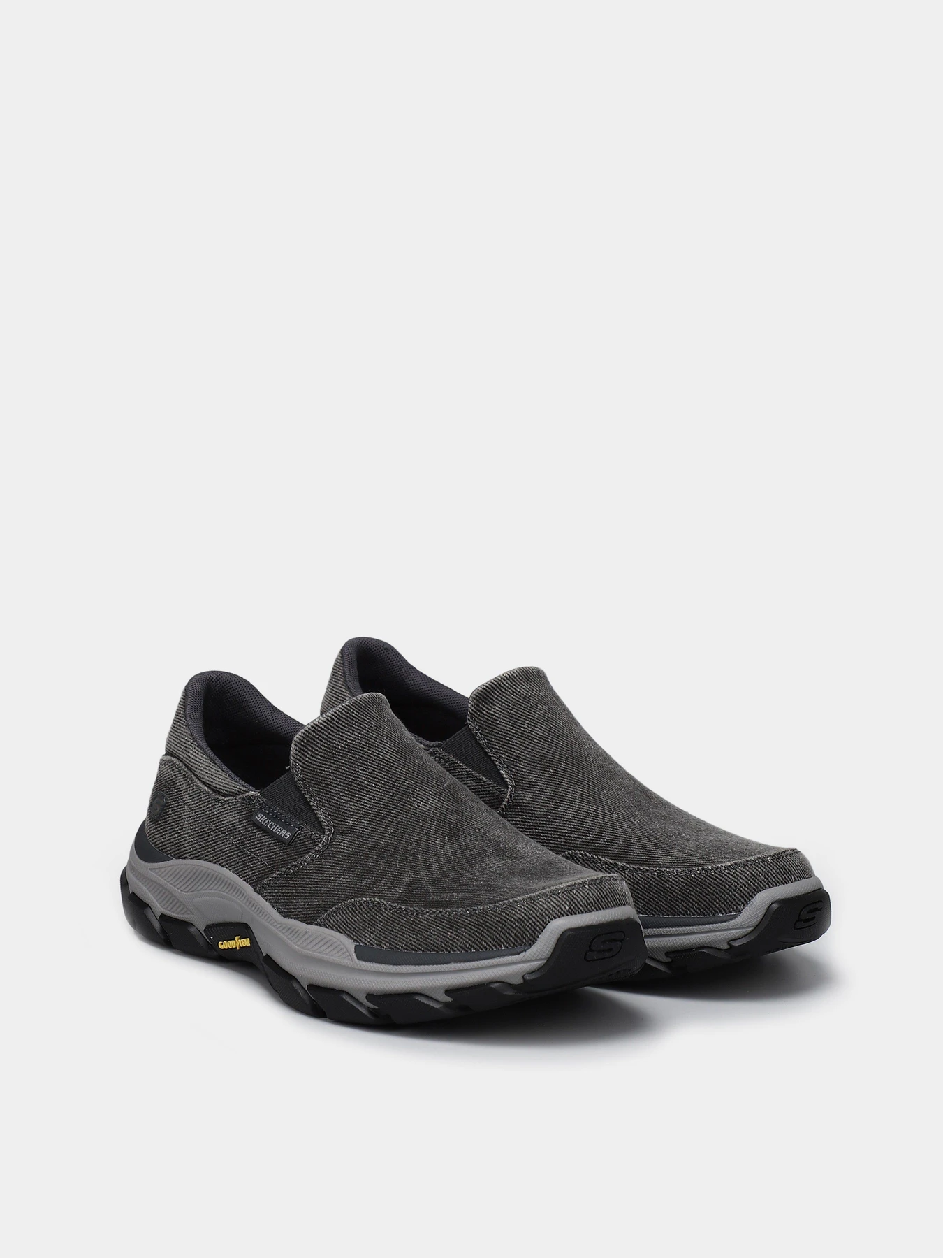 Слипоны и мокасины Skechers Relaxed Fit: Respected - Fallston модель 204387 CHAR Фото