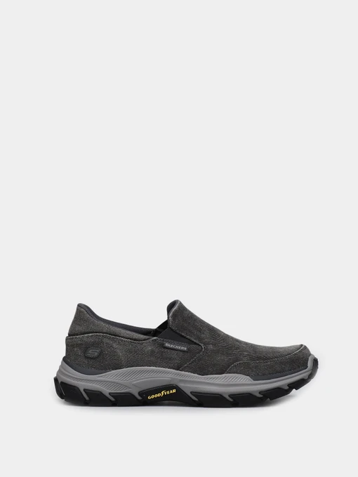 Слипоны и мокасины Skechers Relaxed Fit: Respected - Fallston модель 204387 CHAR Фото