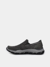 Слипоны и мокасины Skechers Relaxed Fit: Respected - Fallston модель 204387 CHAR Фото