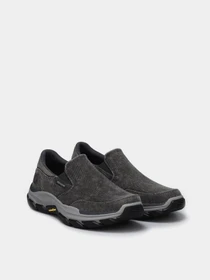 Слипоны и мокасины Skechers Relaxed Fit: Respected - Fallston модель 204387 CHAR Фото