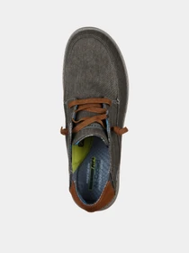 Слипоны и мокасины Skechers Relaxed Fit: Melson – Planon модель 210116 CHAR Фото