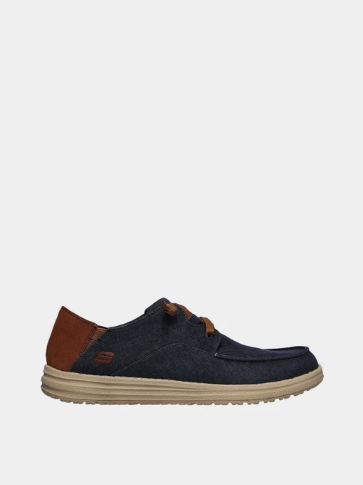 Слипоны и мокасины Skechers Relaxed Fit: Melson – Planon модель 210116 NVY Фото