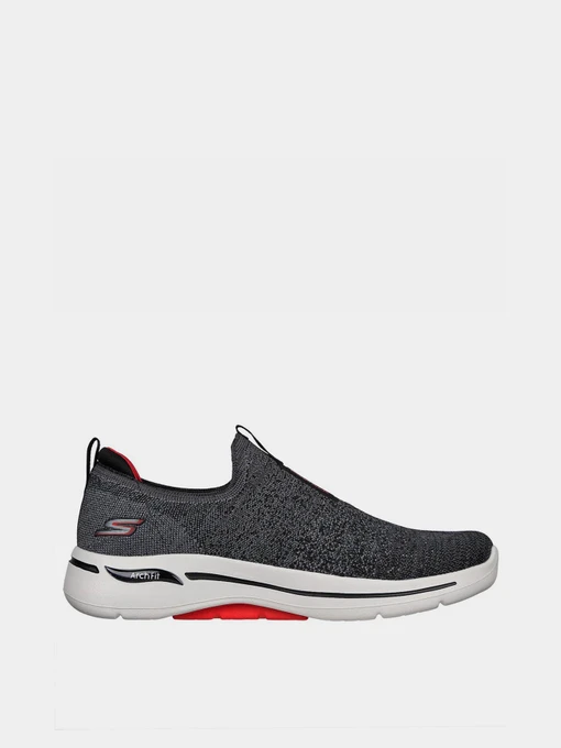 Сліпони та мокасини Skechers GO WALK Arch Fit - Linear Axis модель 216256 BKRD Фото