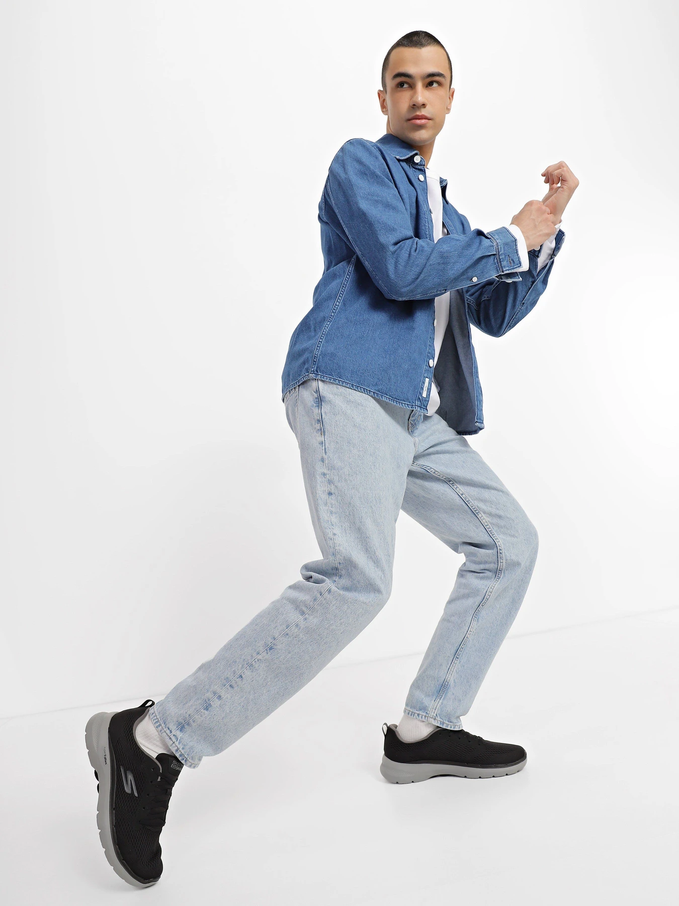 Кросівки Skechers Go Walk 6 модель 216624 BKGY Кросівки Skechers Go Walk 6 модель 216624 BKGY Фото