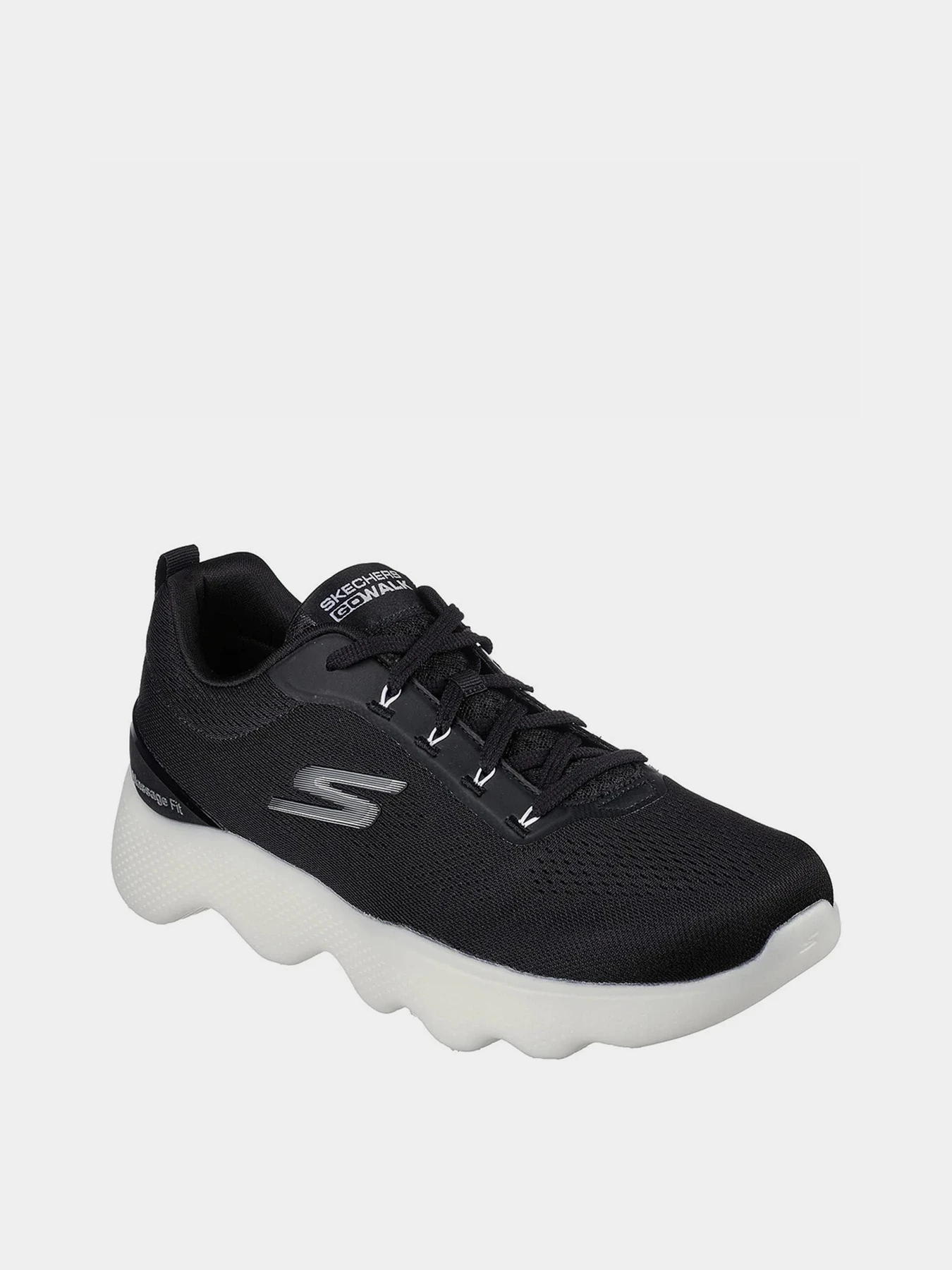Кросівки Skechers Go Walk Massage Fit модель 216404 BKW Кросівки Skechers Go Walk Massage Fit модель 216404 BKW Фото