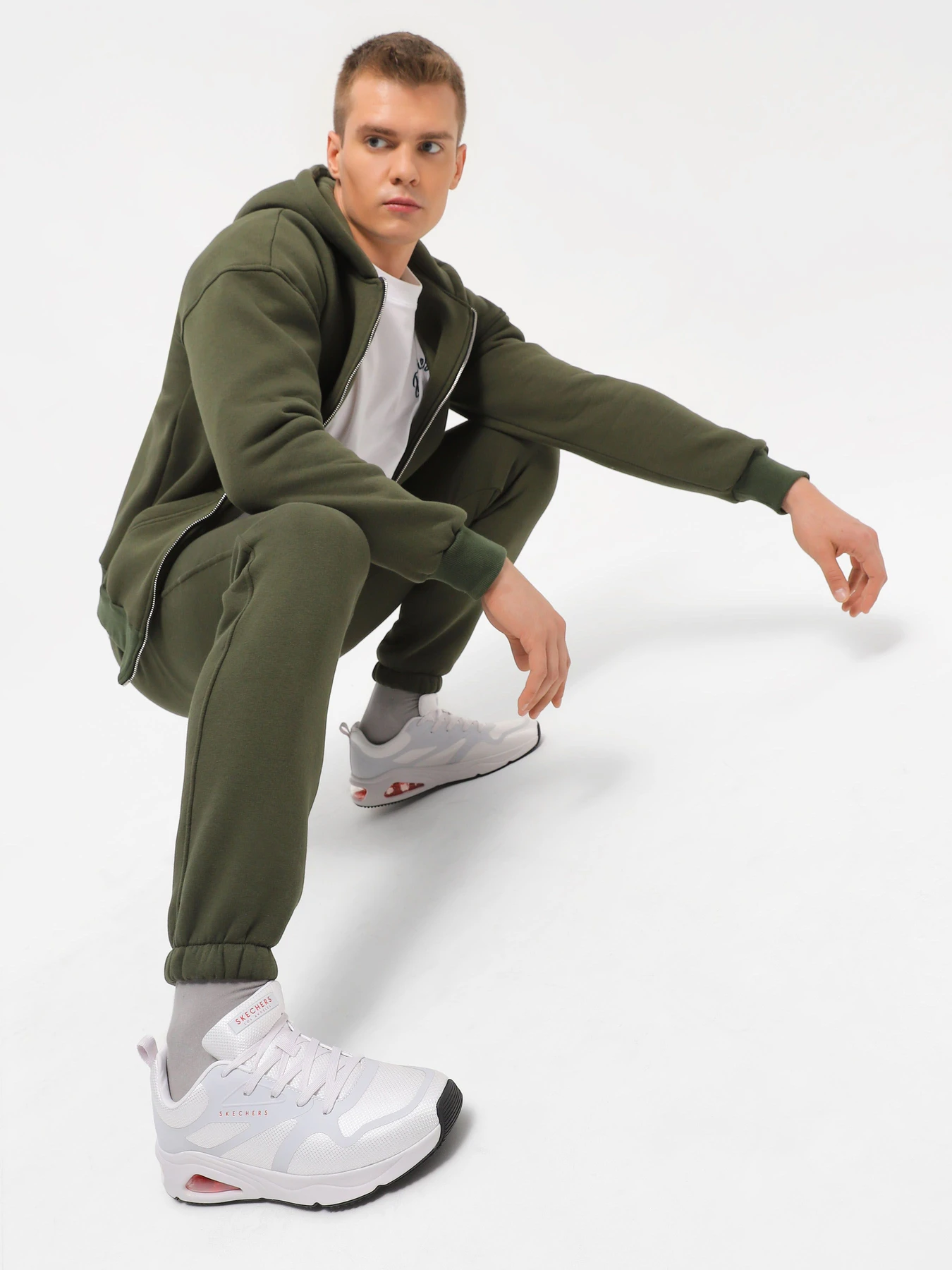 Кроссовки Skechers Tres-Air Uno - Modern Aff-Air модель 183071 LTGY Фото