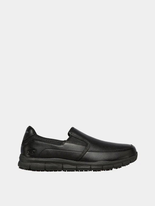 Сліпони та мокасини Skechers Work Relaxed Fit: Nampa - Groton SR модель 77157EC BLK Фото