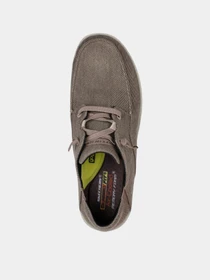 Слипоны и мокасины Skechers MELSON модель 66384W BRN Фото