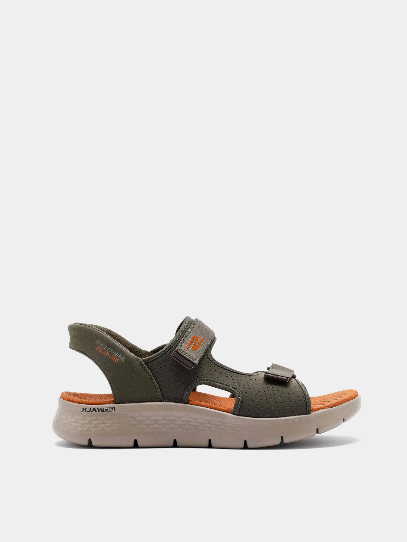 Сандалии Skechers GO WALK FLEX SANDAL модель 229210 OLV Сандалии Skechers GO WALK FLEX SANDAL модель 229210 OLV Фото