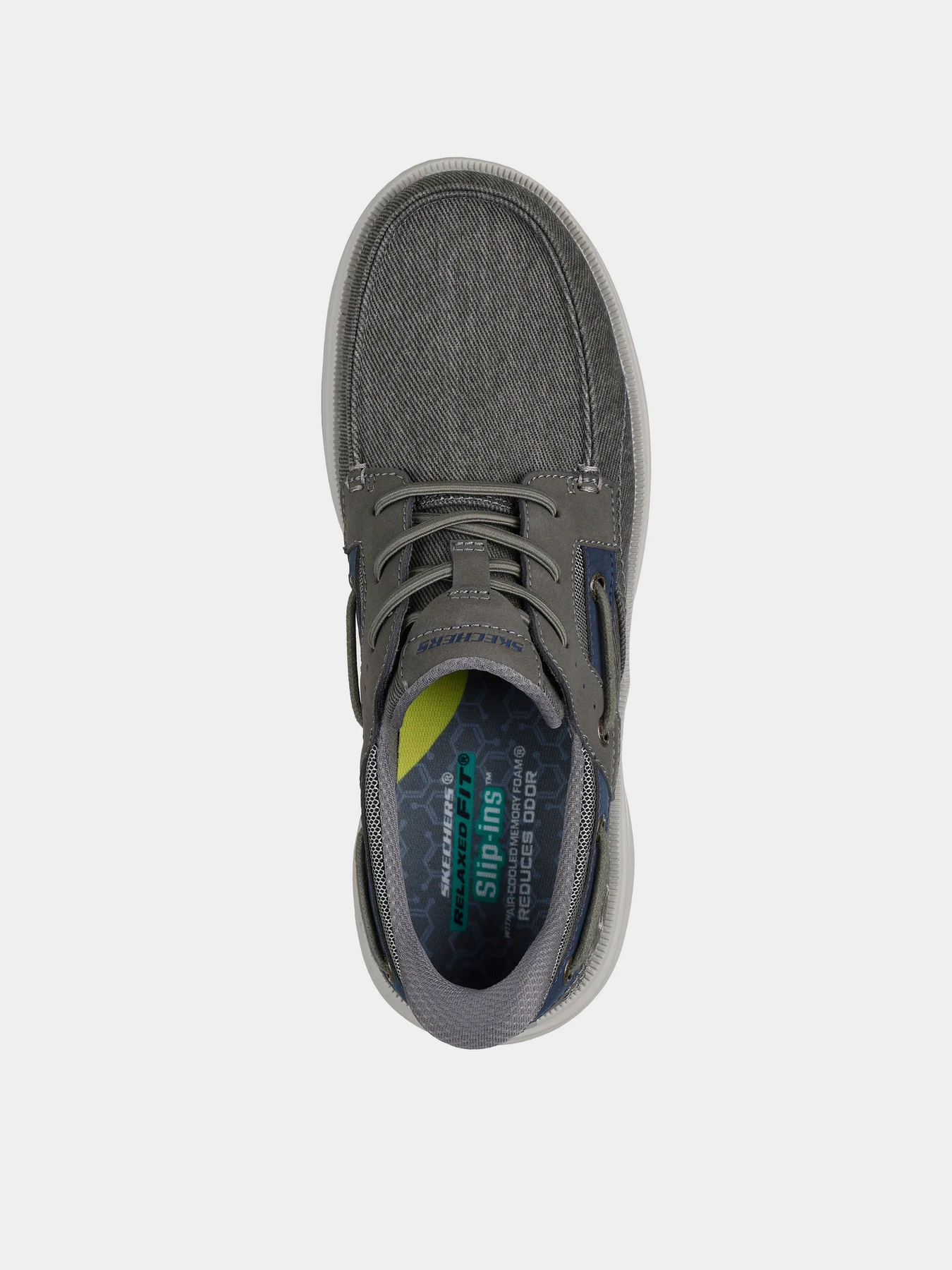 Сліпони та мокасини Skechers TROUTT модель 205599 GRY Фото