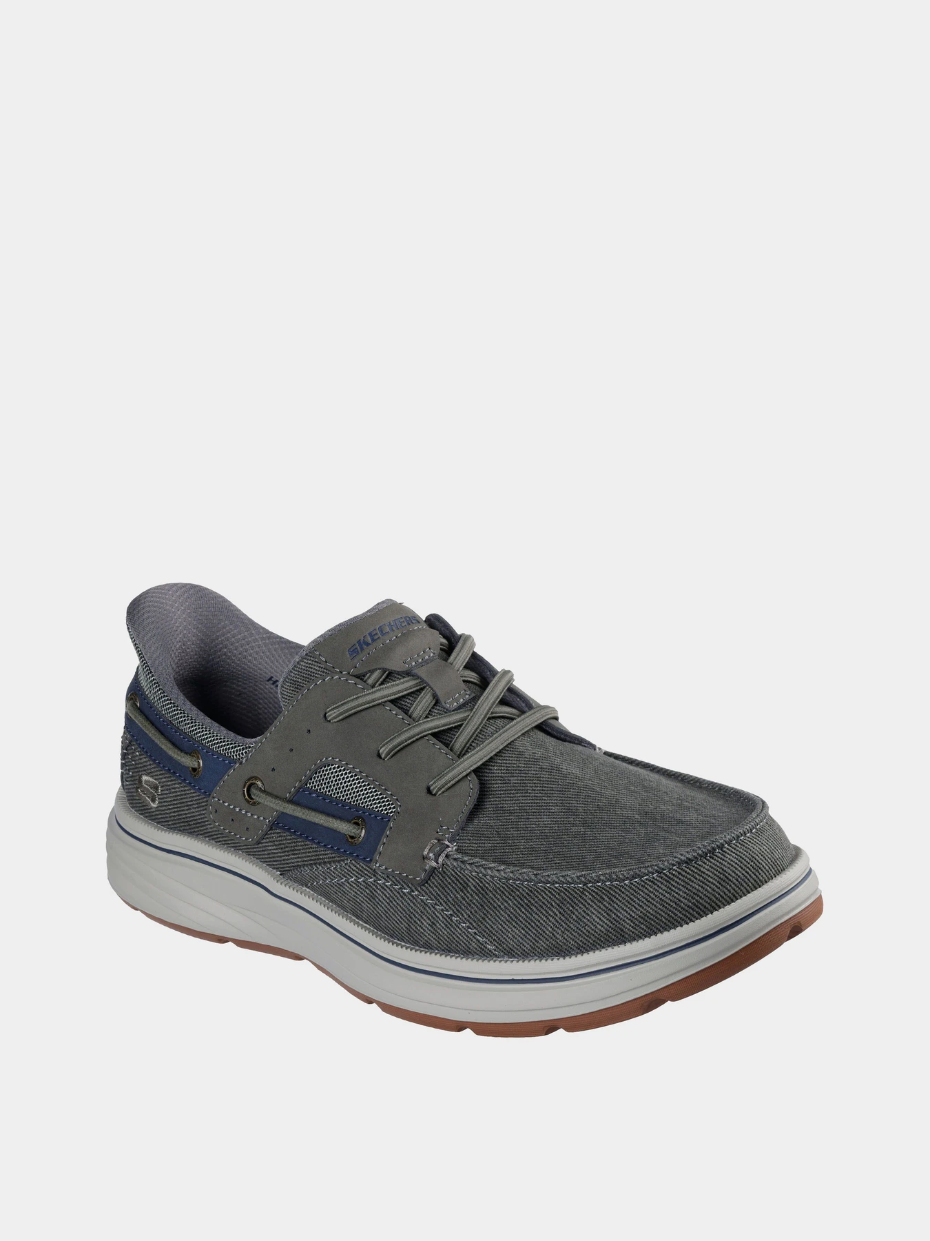 Сліпони та мокасини Skechers TROUTT модель 205599 GRY Фото