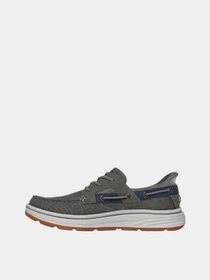Сліпони та мокасини Skechers TROUTT модель 205599 GRY Фото