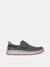 Сліпони та мокасини Skechers TROUTT модель 205599 GRY Фото