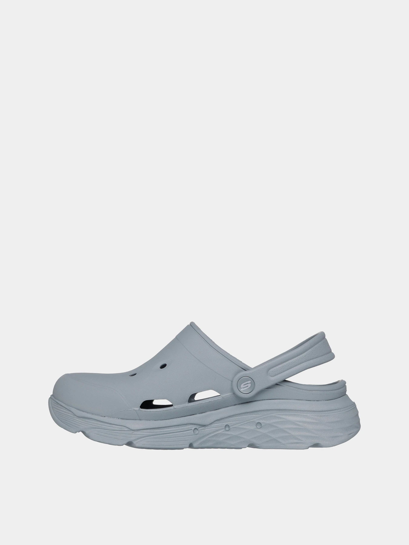 Шлёпанцы Skechers MAX CUSHIONING FOAMIES модель 243277 GRY Фото