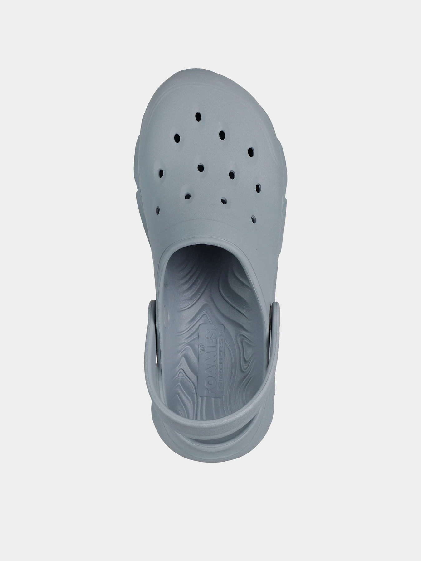 Шлёпанцы Skechers MAX CUSHIONING FOAMIES модель 243277 GRY Фото