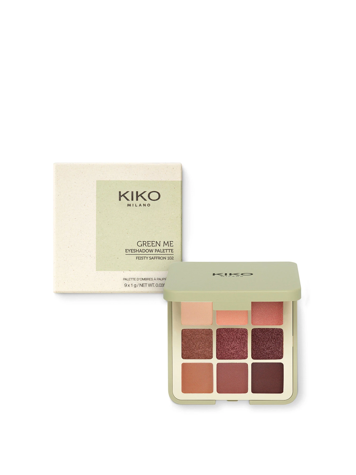 Палетка теней GREEN ME KIKO MILANO модель KM100402047102A Палетка теней GREEN ME KIKO MILANO модель KM100402047102A Фото