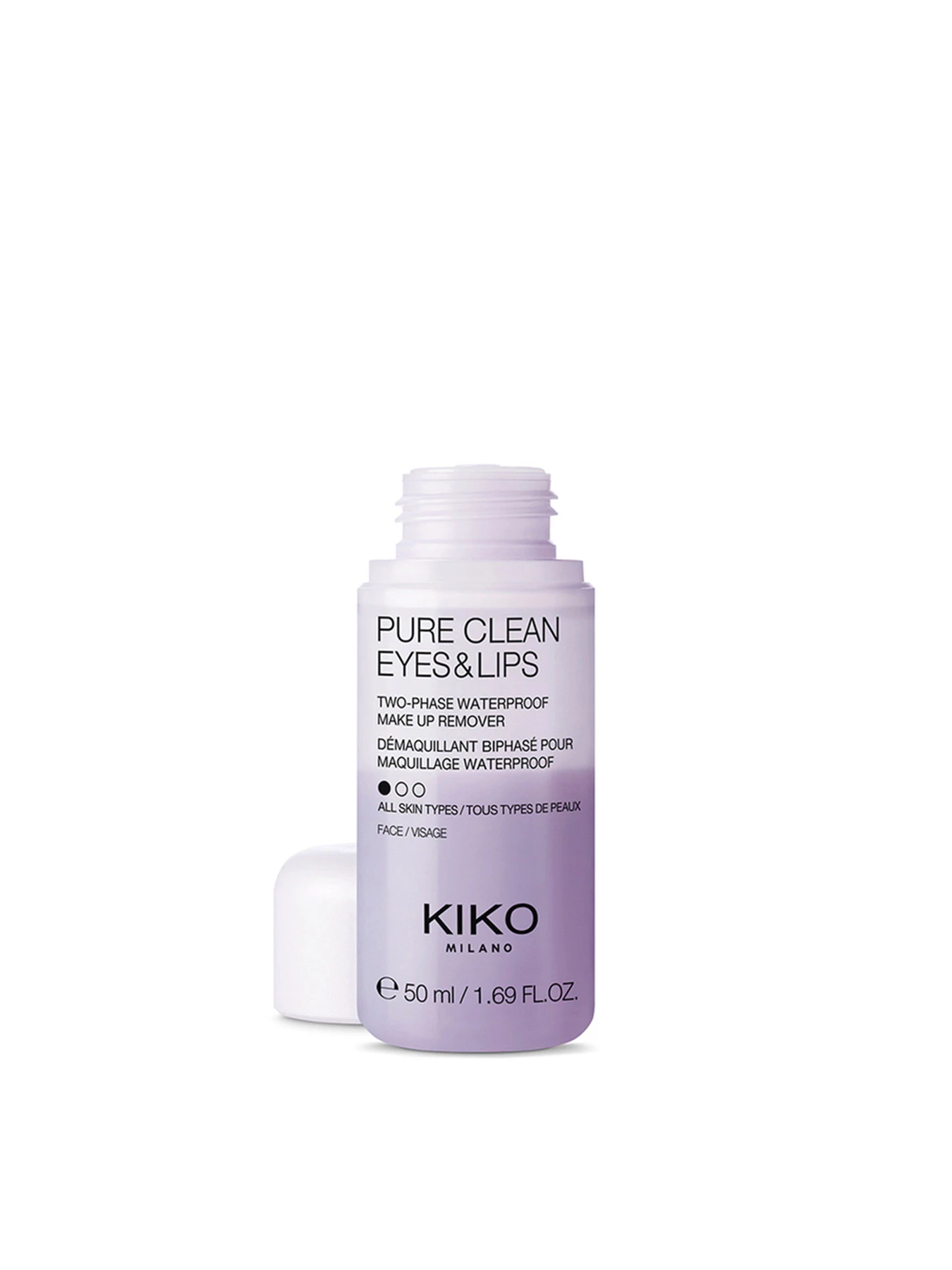 Двухфазный ремувер для макияжа Pure Clean Eyes & Lips Two-Phase Waterproof Make Up Remover Mini KIKO MILANO модель KS0200503600044 Фото