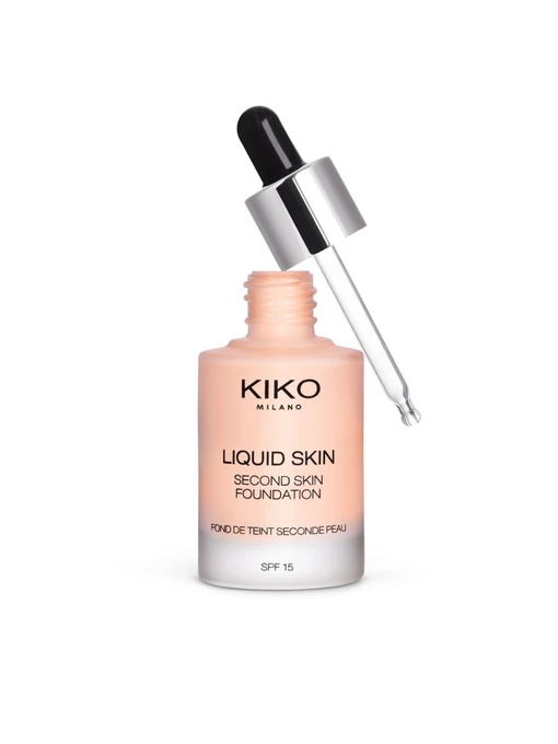 Тональная основа SPF 15 Liquid Skin Second Skin Foundation KIKO MILANO модель KM0010111100144 Фото