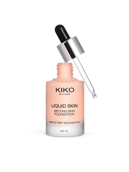 Тональная основа SPF 15 Liquid Skin Second Skin Foundation KIKO MILANO модель KM0010111100244 Фото