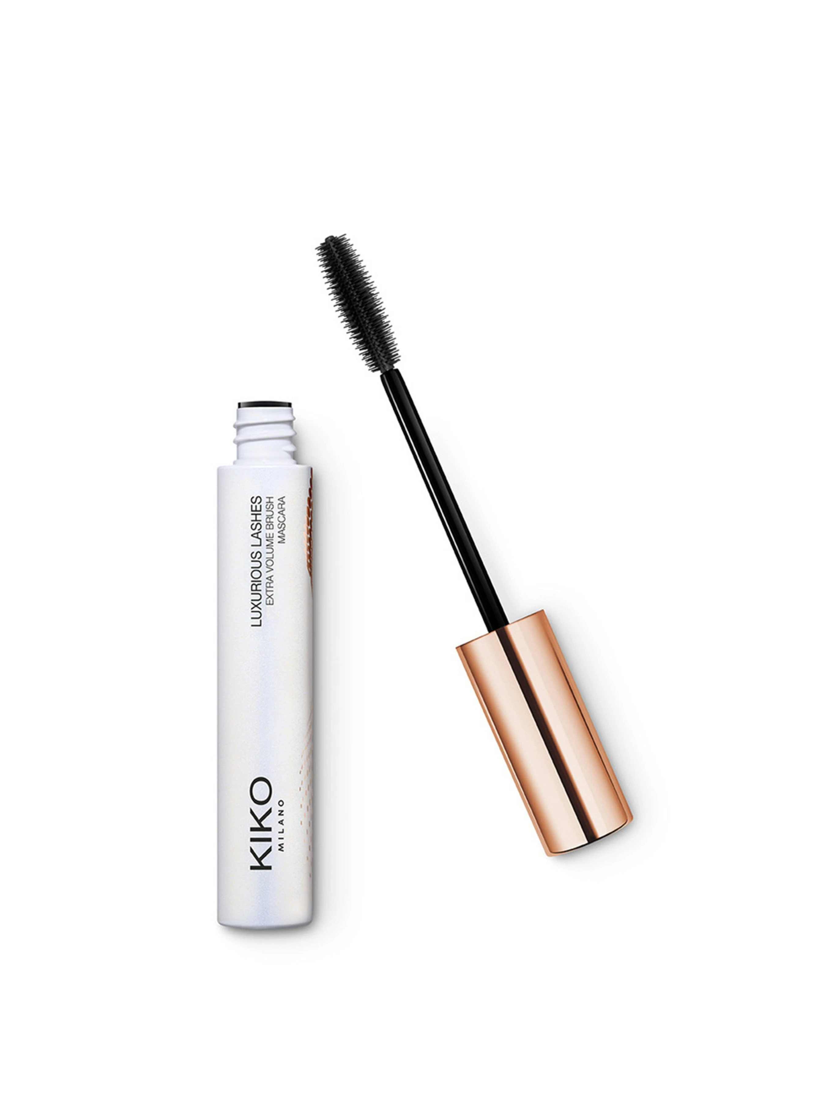 Туш для екстра об'єму вій KIKO MILANO Luxurious Lashes Extra Volume Brush Mascara, відтінок Black