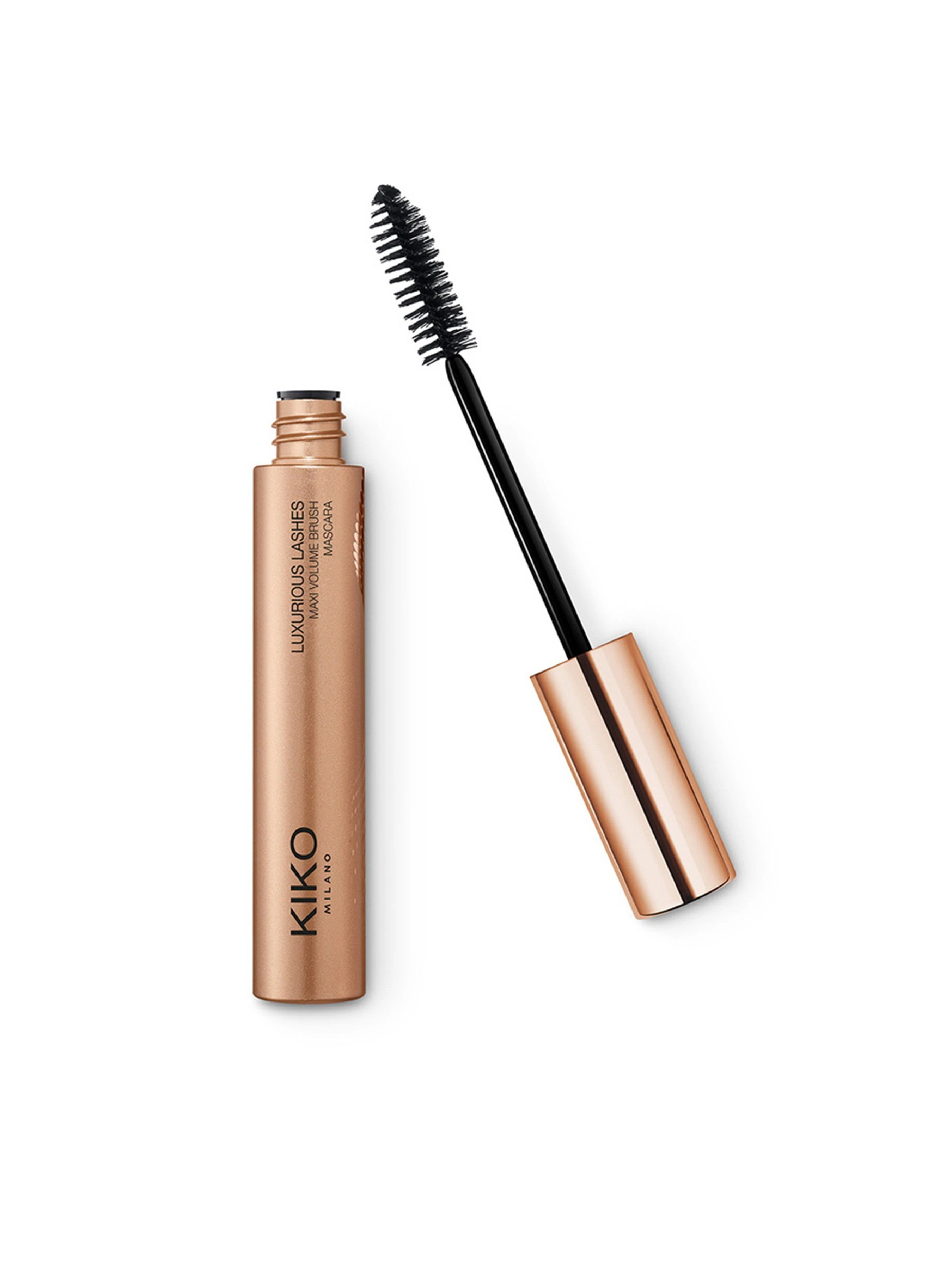 Туш максимальний об'єм KIKO MILANO Luxurious Lashes Maxi Brush Mascara, відтінок Black