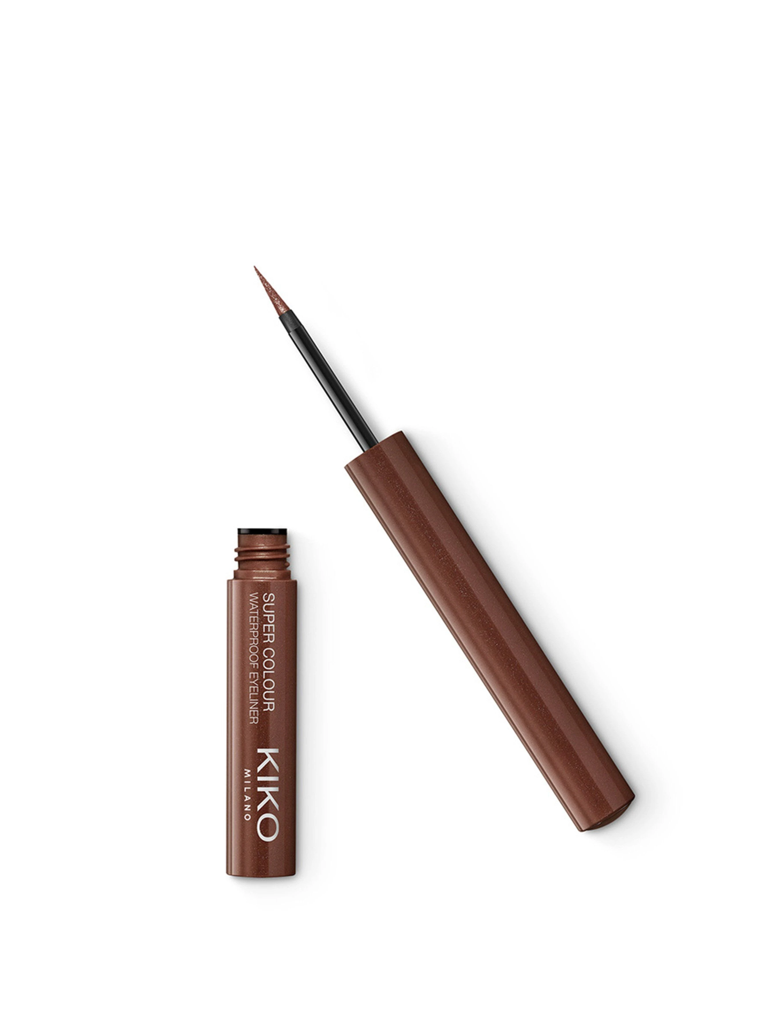 Водостійкий лайнер для очей KIKO MILANO Super Colour Waterproof Eyeliner, відтінок 08 Bronze