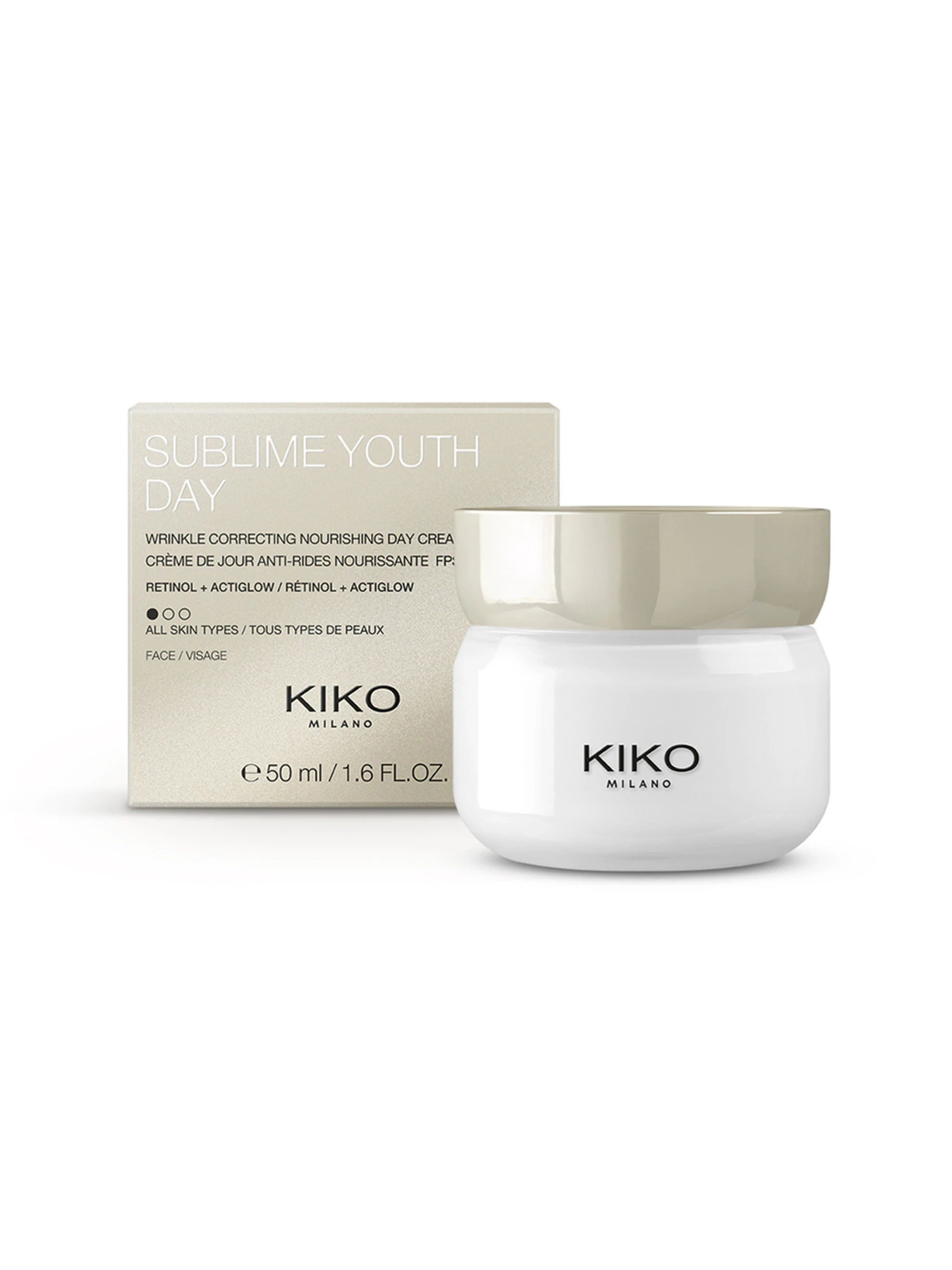 Денний крем проти зморшок Sublime Youth Day Wrinkle Correcting Nourishing Day Cream SPF 15 KIKO MILANO модель KS000000135001B Денний крем проти зморшок Sublime Youth Day Wrinkle Correcting Nourishing Day Cream SPF 15 KIKO MILANO модель KS000000135001B Фото