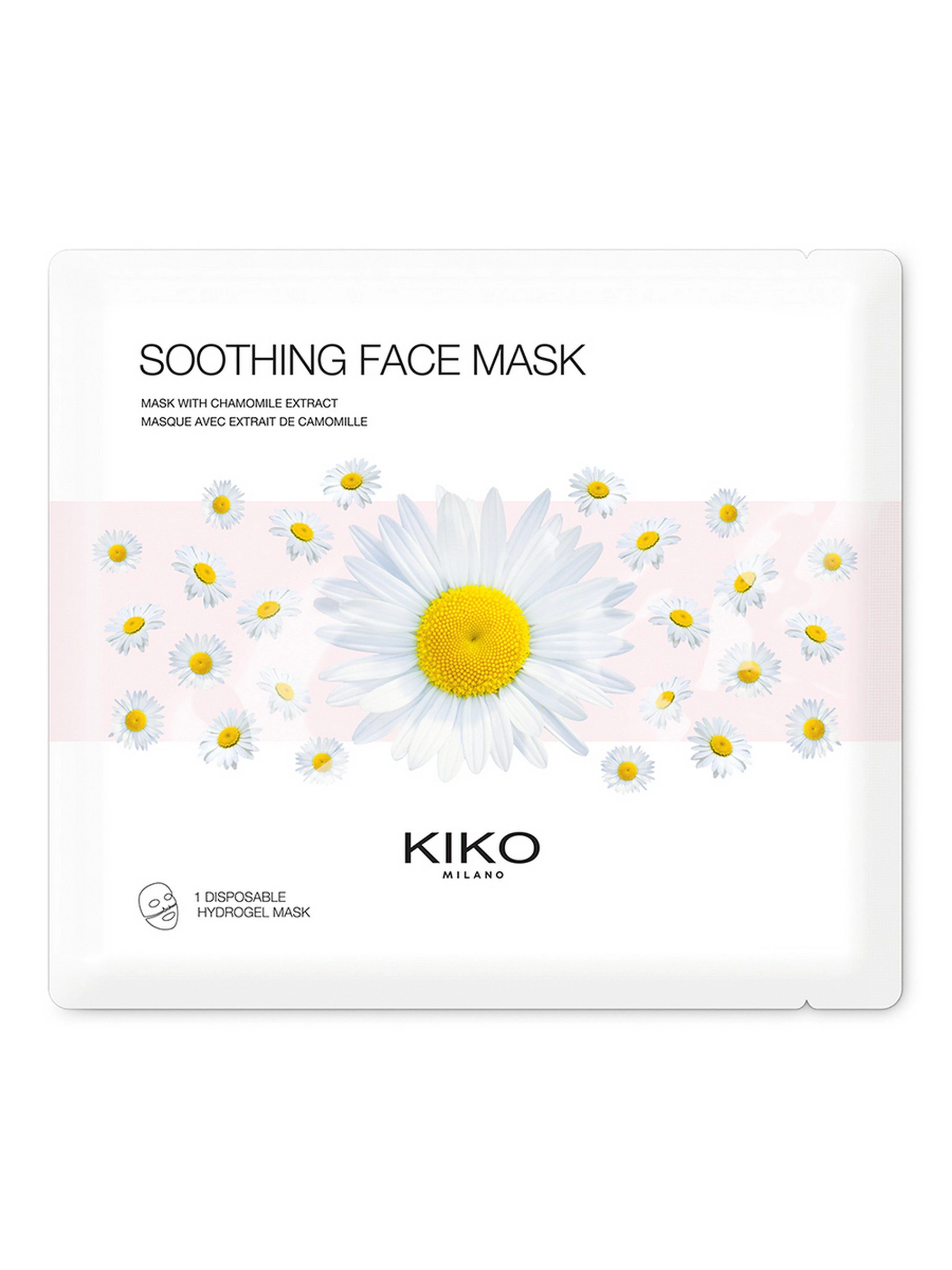Заспокійлива маска для обличчя KIKO MILANO Soothing Face Mask With Chamomile Extract