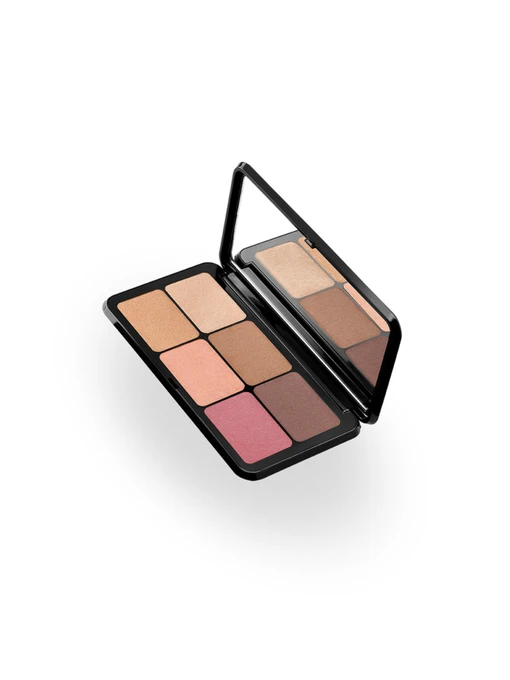 Палетка для обличчя KIKO MILANO Irresistible Total Look Face Powder Palette, відтінок 02 Medium-Dark фото 2