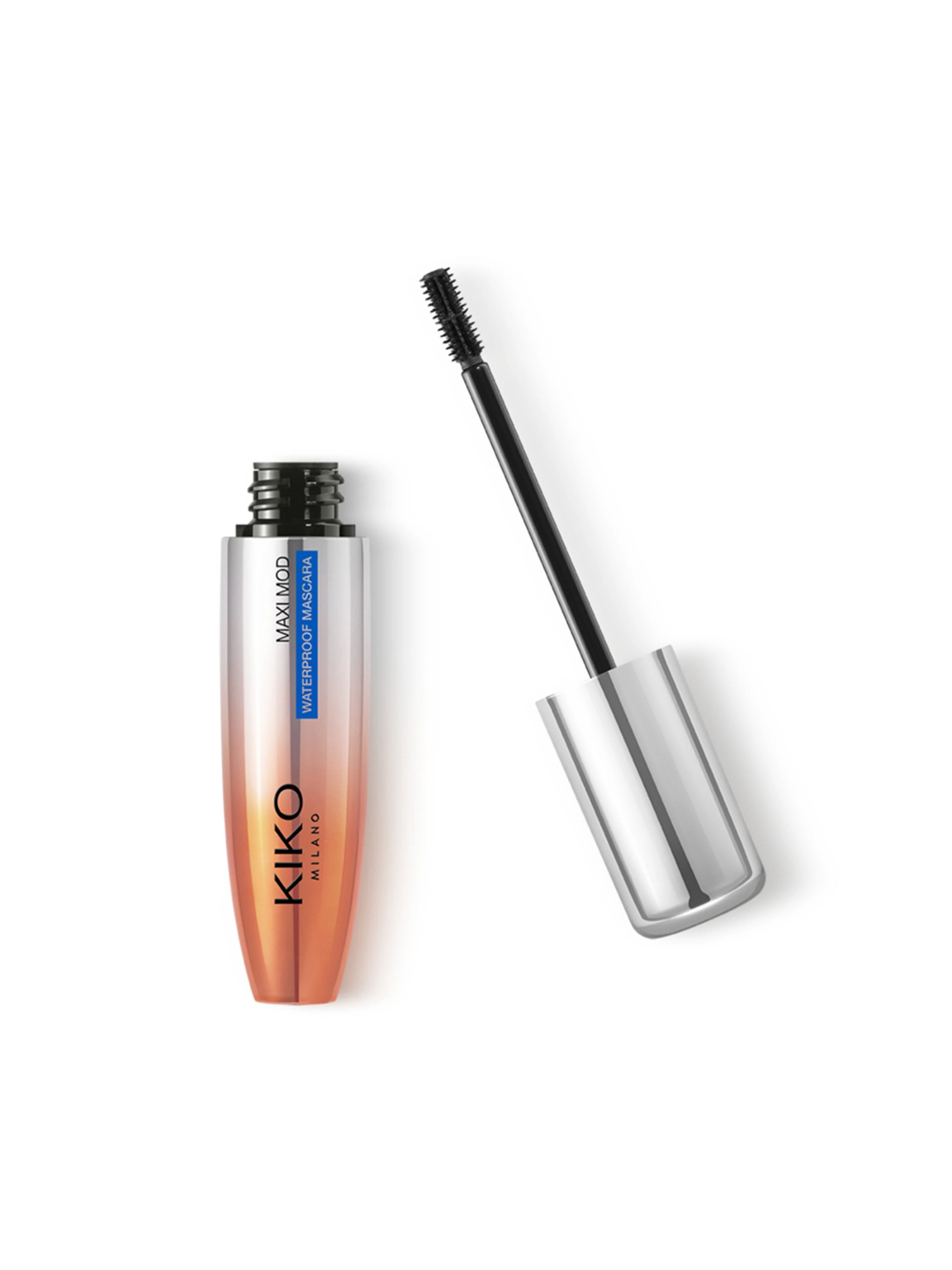 Водостійка туш для вій KIKO MILANO Maxi Mod Waterproof Mascara, відтінок Black