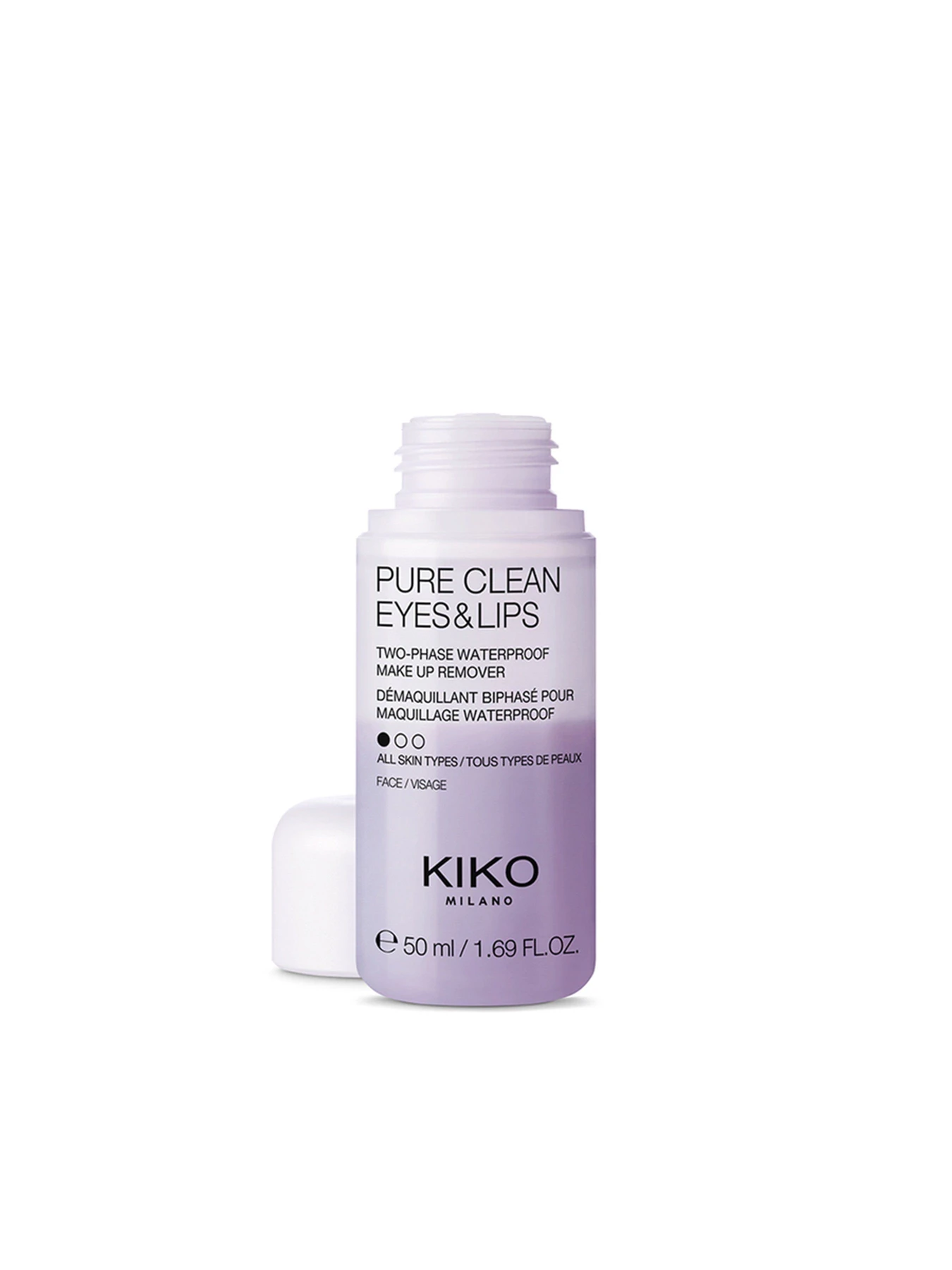 Двухфазный ремувер для макияжа Pure Clean Eyes & Lips Two-Phase Waterproof Make Up Remover Mini KIKO MILANO модель KS000000195001B Фото