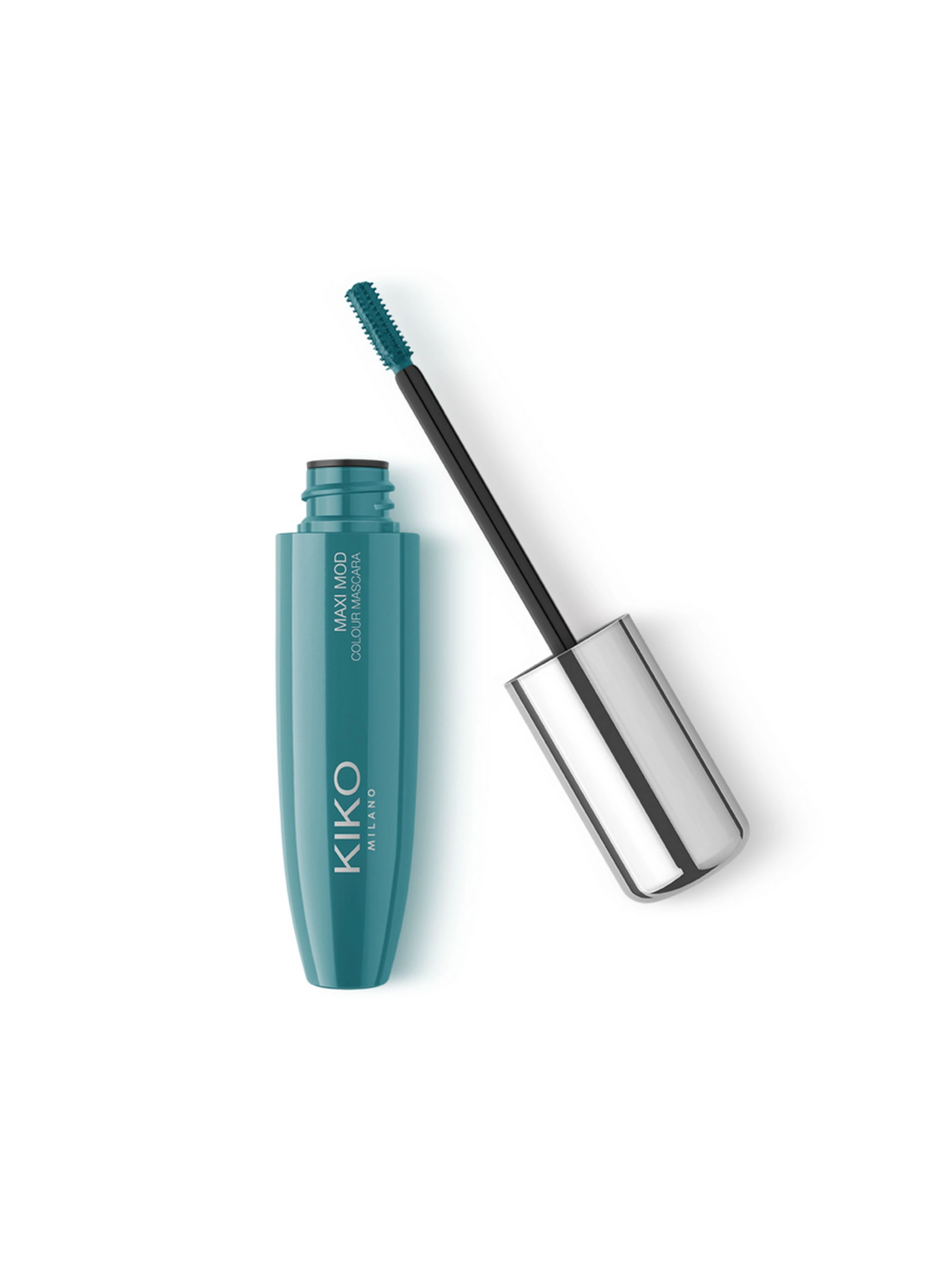Кольорова туш KIKO MILANO Maxi Mod Colors Mascara, відтінок 04 Metallic Green