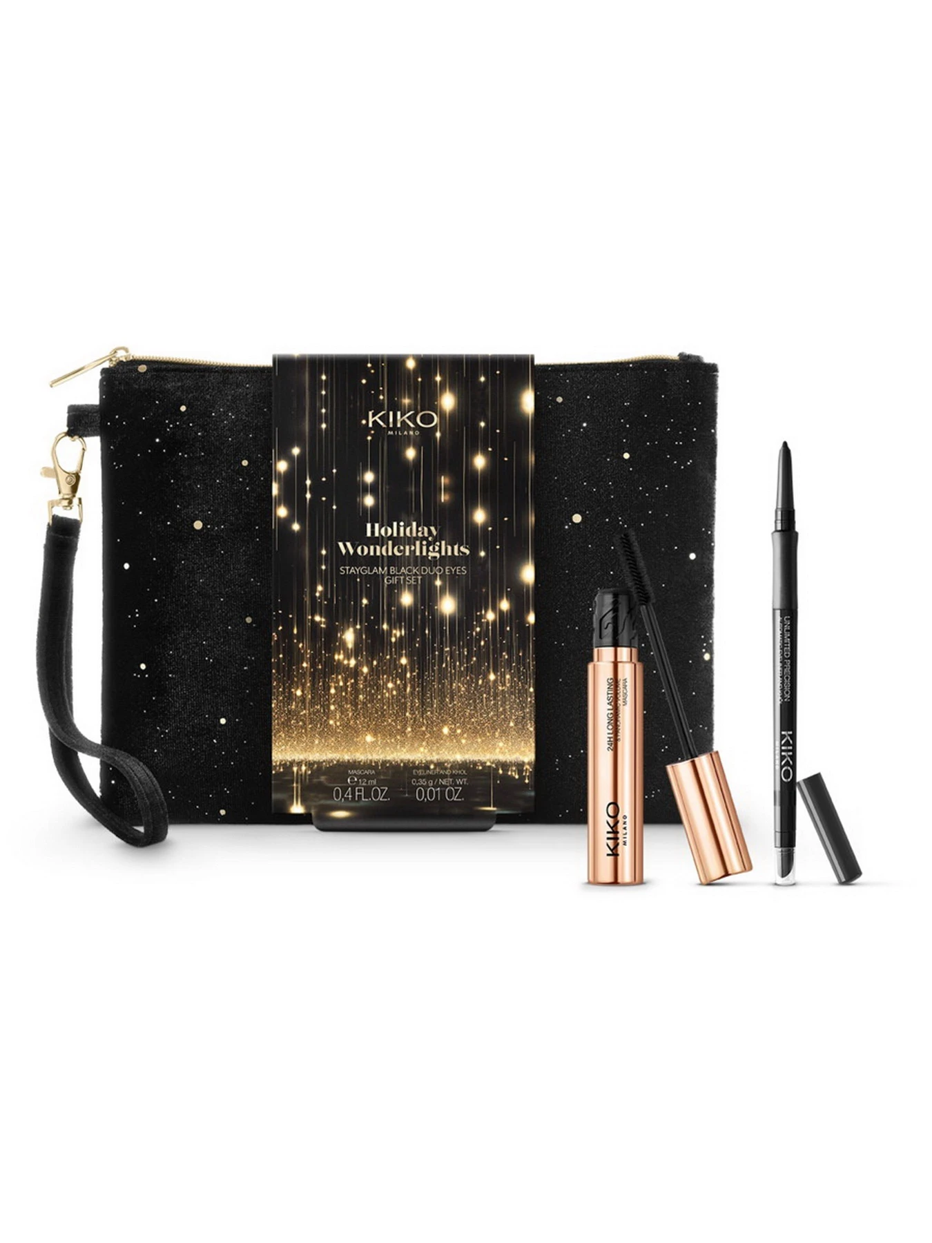 Набор для глаз Holiday Wonderlights Stayglam Black Duo Eyes Gift Set KIKO MILANO модель KC000000981001B Набор для глаз Holiday Wonderlights Stayglam Black Duo Eyes Gift Set KIKO MILANO модель KC000000981001B Фото