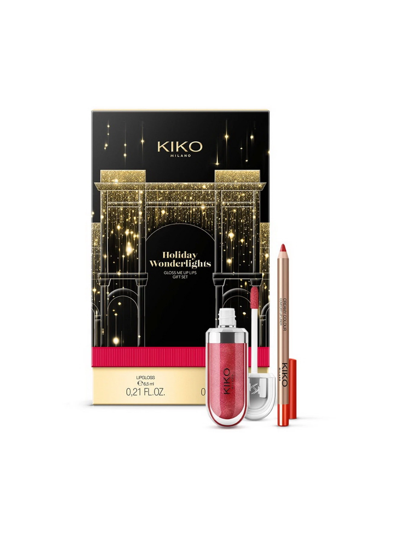Набор для губ Holiday Wonderlights Gloss Me Up Lips Gift Set KIKO MILANO модель KC000000985003B Набор для губ Holiday Wonderlights Gloss Me Up Lips Gift Set KIKO MILANO модель KC000000985003B Фото