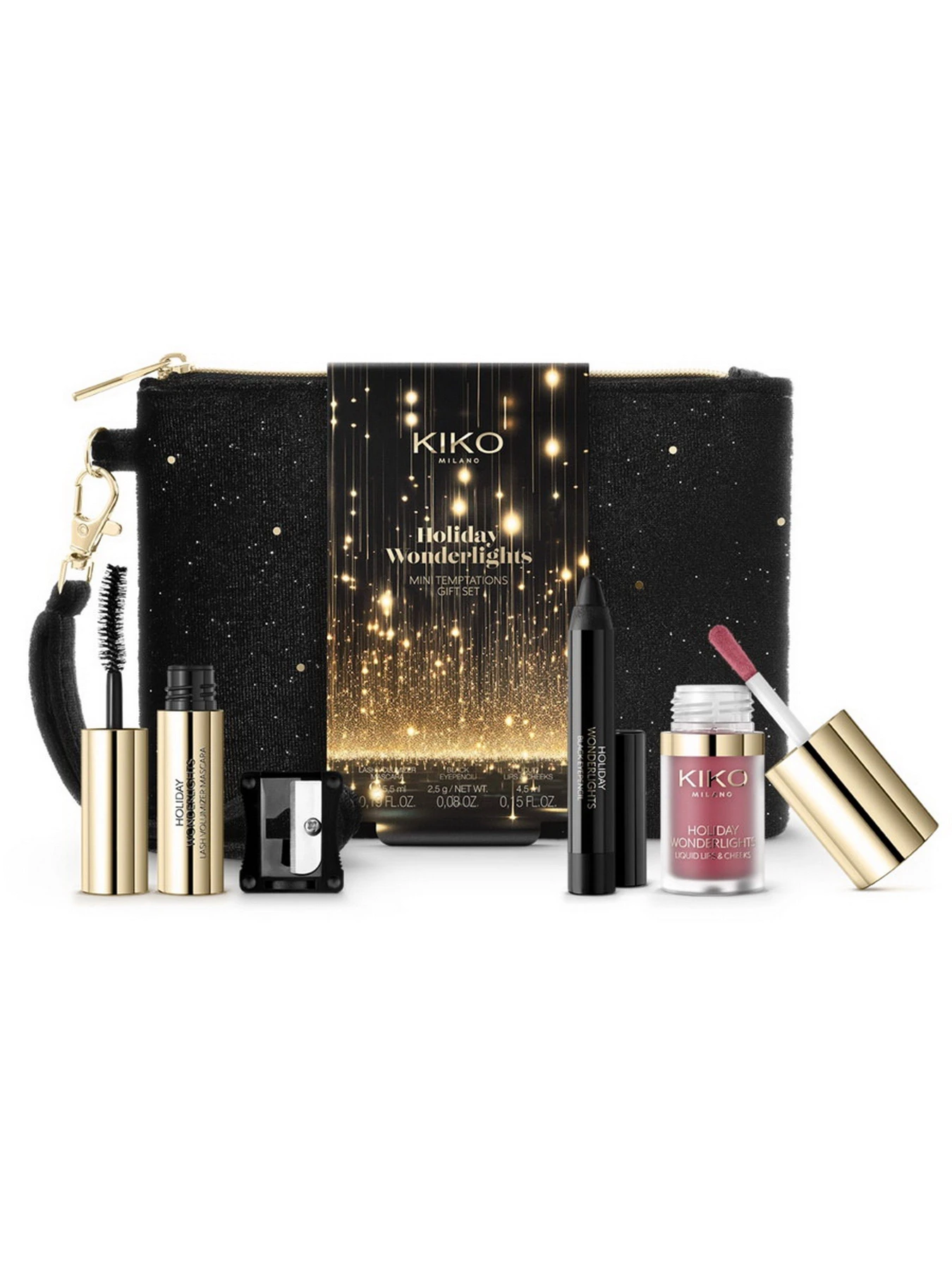 Набор для макияжа Holiday Wonderlights Mini Temptations Gift Set KIKO MILANO модель KC000000991001B Набор для макияжа Holiday Wonderlights Mini Temptations Gift Set KIKO MILANO модель KC000000991001B Фото