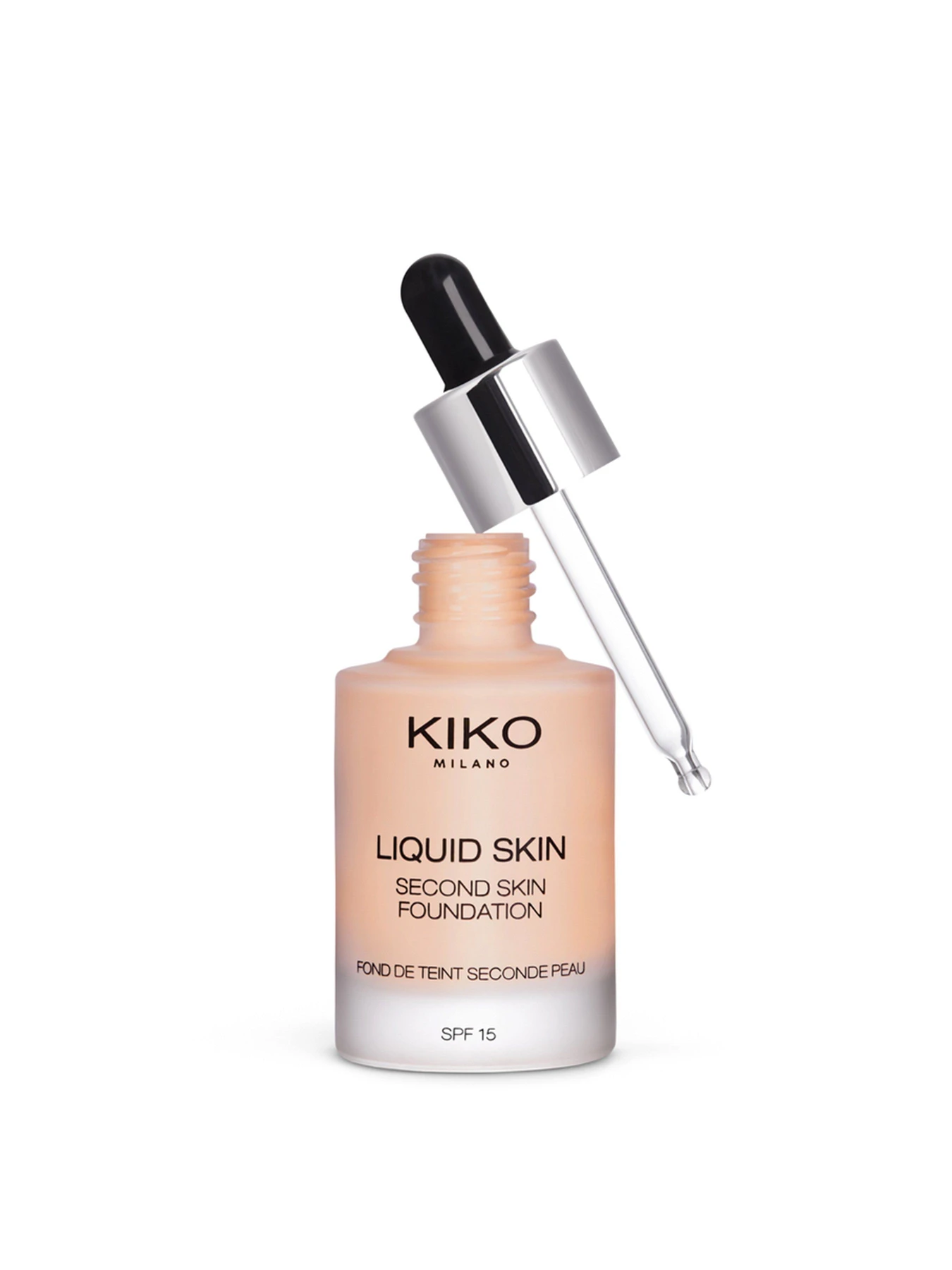 Тональная основа SPF 15 Liquid Skin Second Skin Foundation KIKO MILANO модель KM0010110700544 Тональная основа SPF 15 Liquid Skin Second Skin Foundation KIKO MILANO модель KM0010110700544 Фото