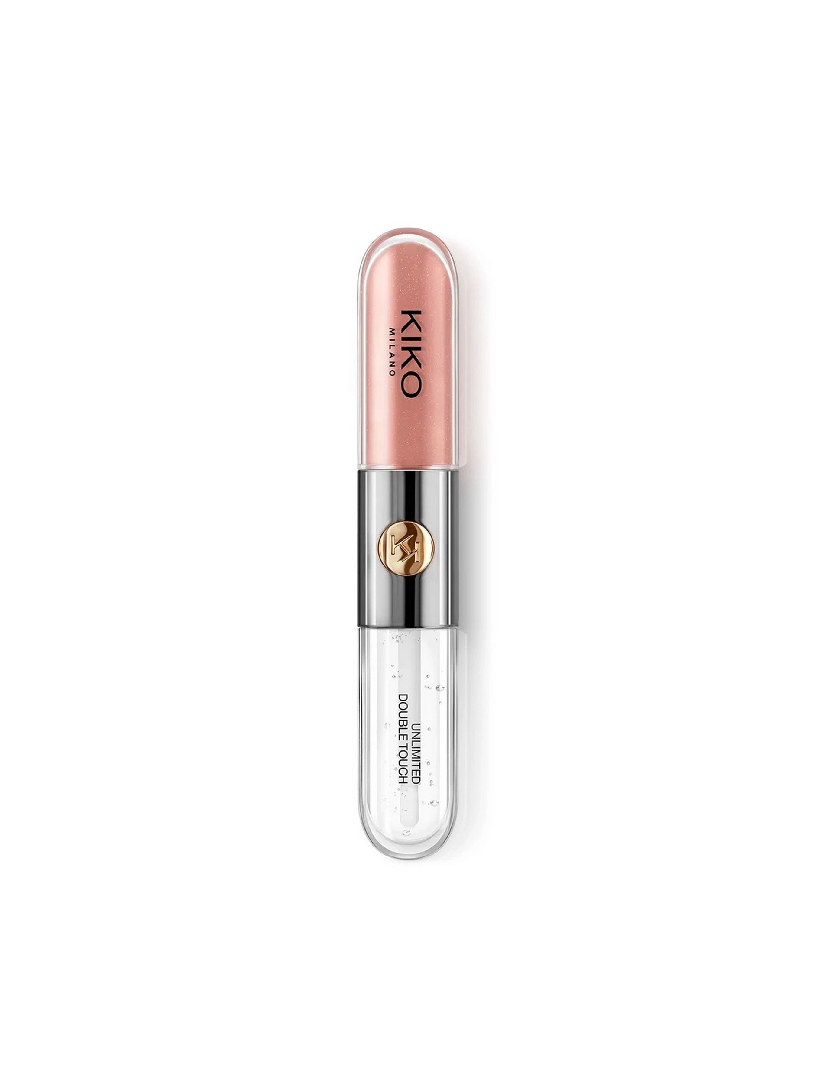 Рідка помада для губ KIKO MILANO Unlimited Double Touch Liquid Lip Colour, відтінок 102 Satin Rosy Beige