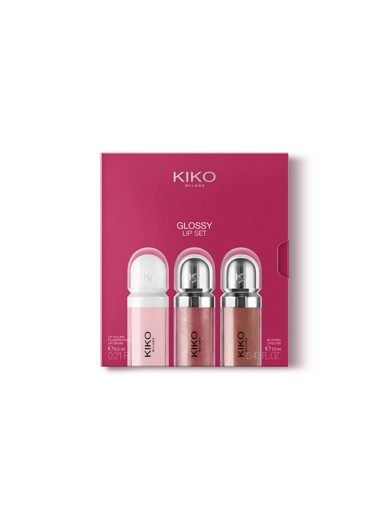 Набор блесков для губ Glossy Lip Set KIKO MILANO модель KM000000529001B Набор блесков для губ Glossy Lip Set KIKO MILANO модель KM000000529001B Фото