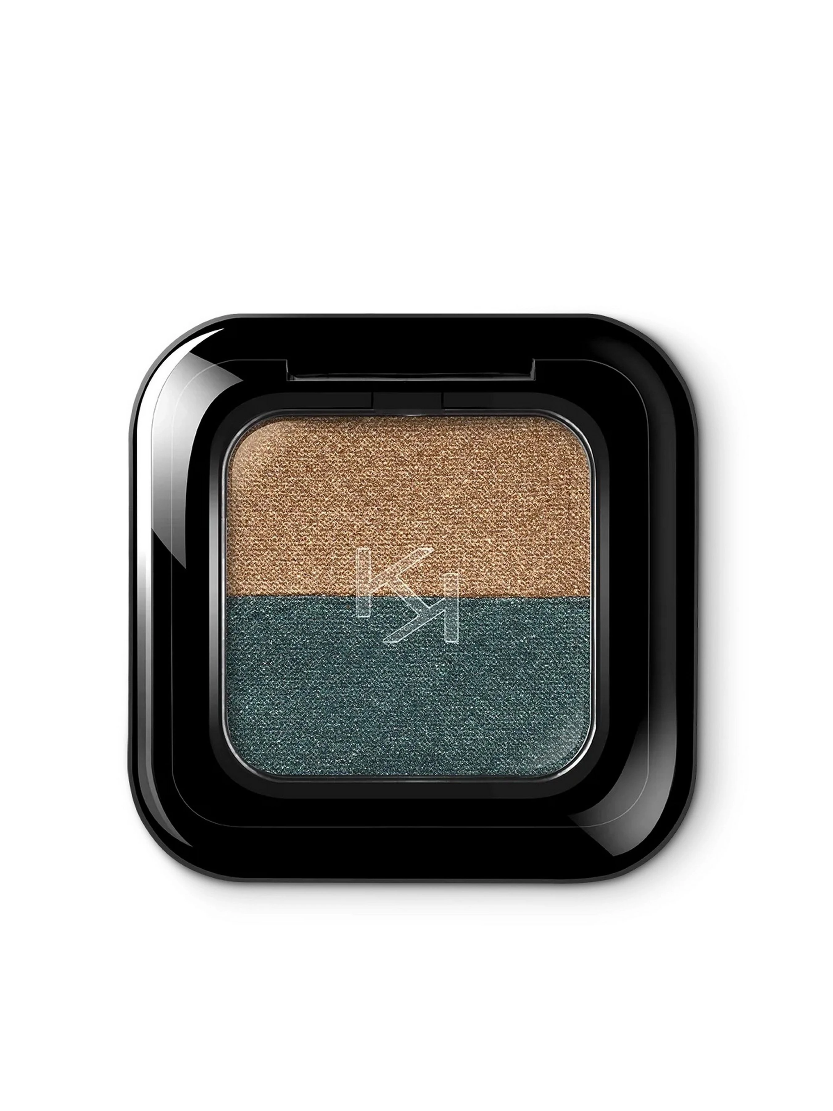 Тіні для повік KIKO MILANO Bright Duo Eyeshadow, відтінок 15 Classic Gold/Green Teal