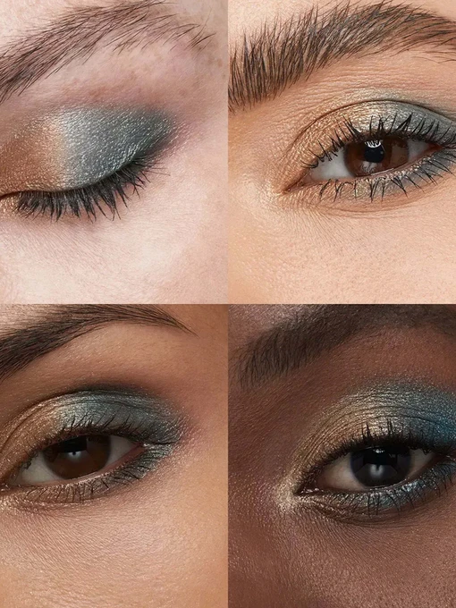 Тіні для повік KIKO MILANO Bright Duo Eyeshadow, відтінок 15 Classic Gold/Green Teal фото 2