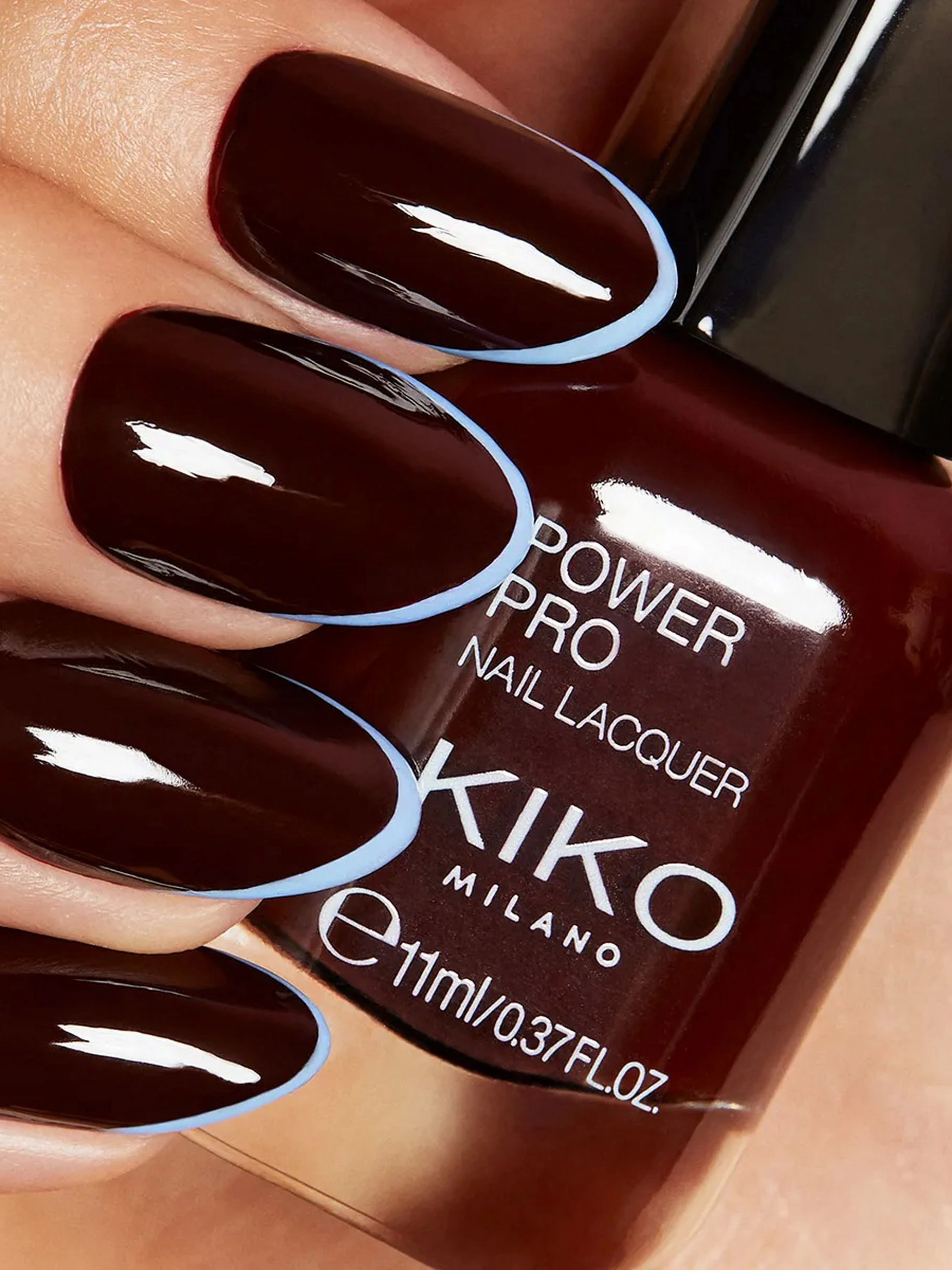Лак для нігтів KIKO MILANO Power Pro Nail Lacquer, відтінок 27 Wine фото 2