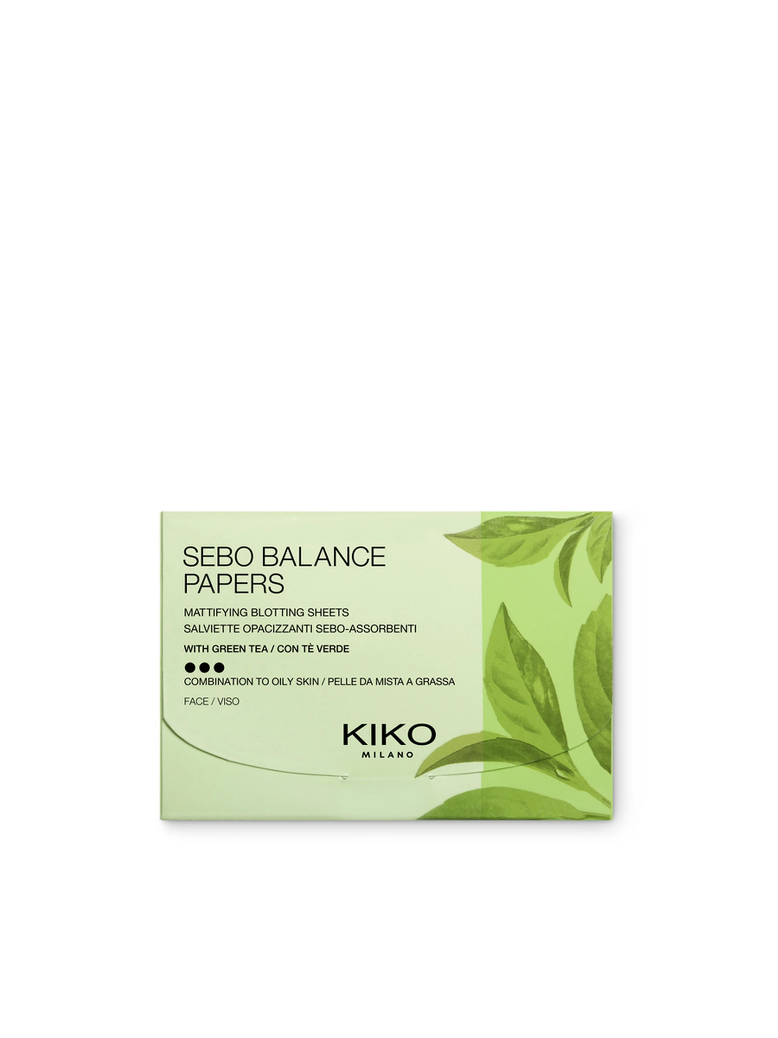 Матуючі серветки KIKO MILANO Sebo Balance Papers Mattifying Blotting Sheets