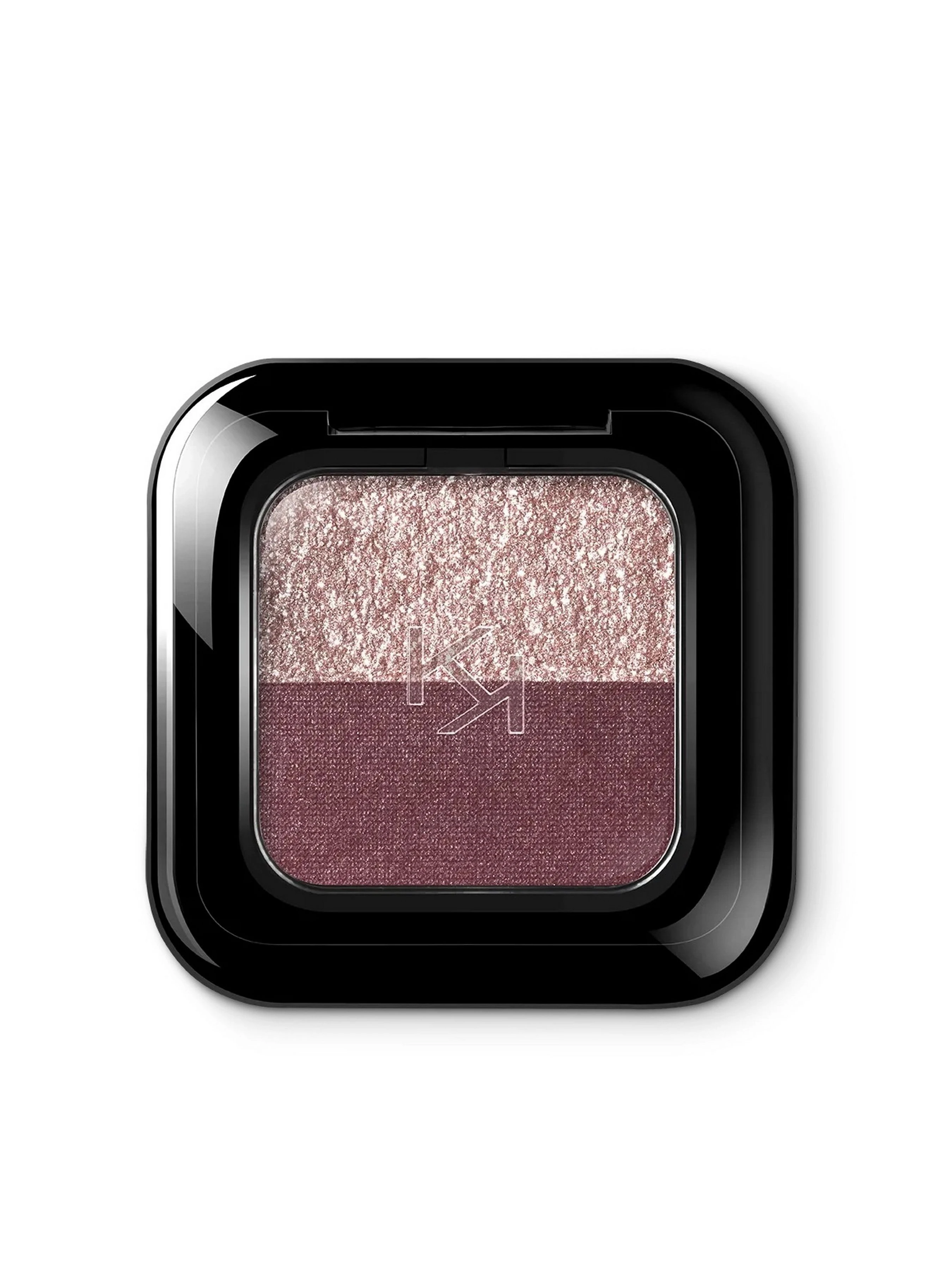 - 10 Golden Mauve/Burgundy KM000000518010B KIKO MILANO Bright Duo Eyeshadow, рожевий