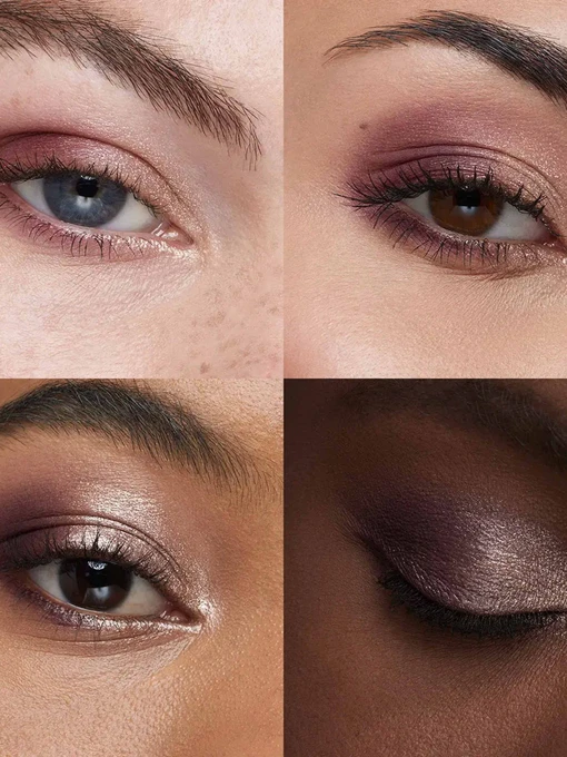 - 10 Golden Mauve/Burgundy KM000000518010B KIKO MILANO Bright Duo Eyeshadow, рожевий фото 2