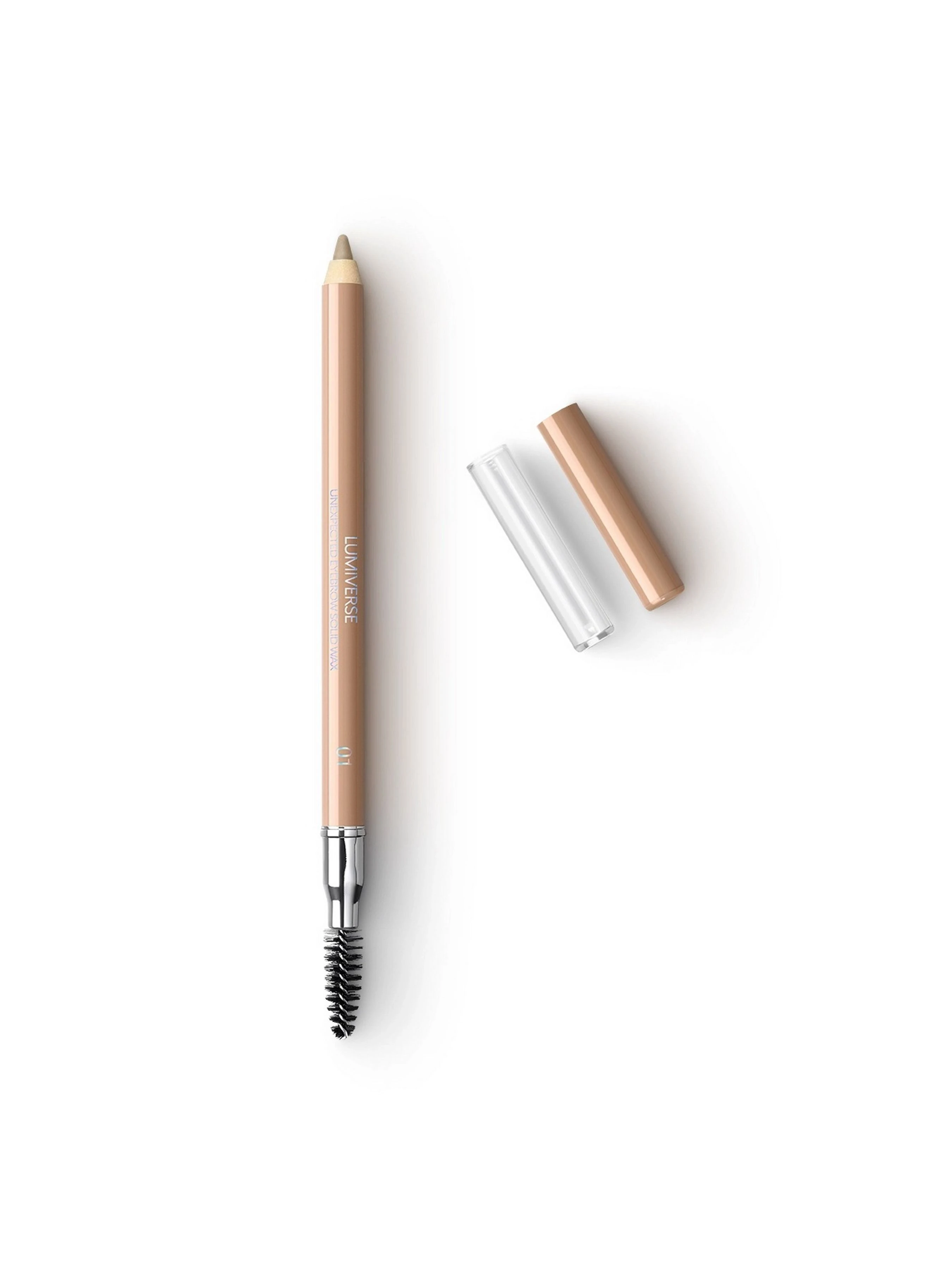 Восковий олівець для брів KIKO MILANO Lumiverse, відтінок 01 Light Taupe