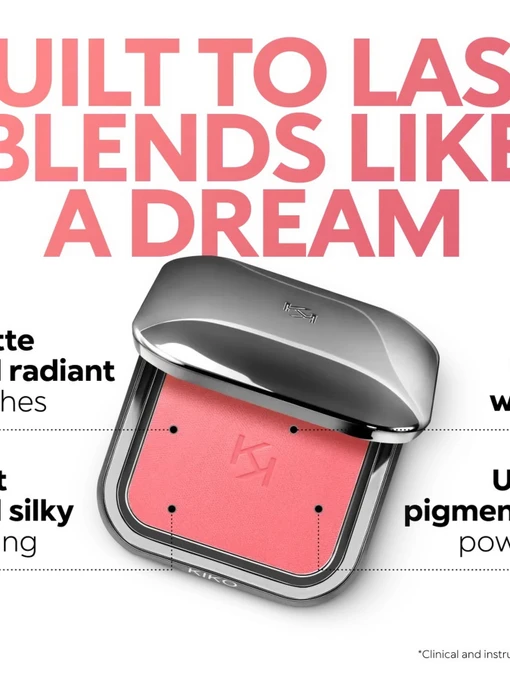 Рум'яна KIKO MILANO Unlimited Blush, відтінок 10 Warm Mauve фото 2