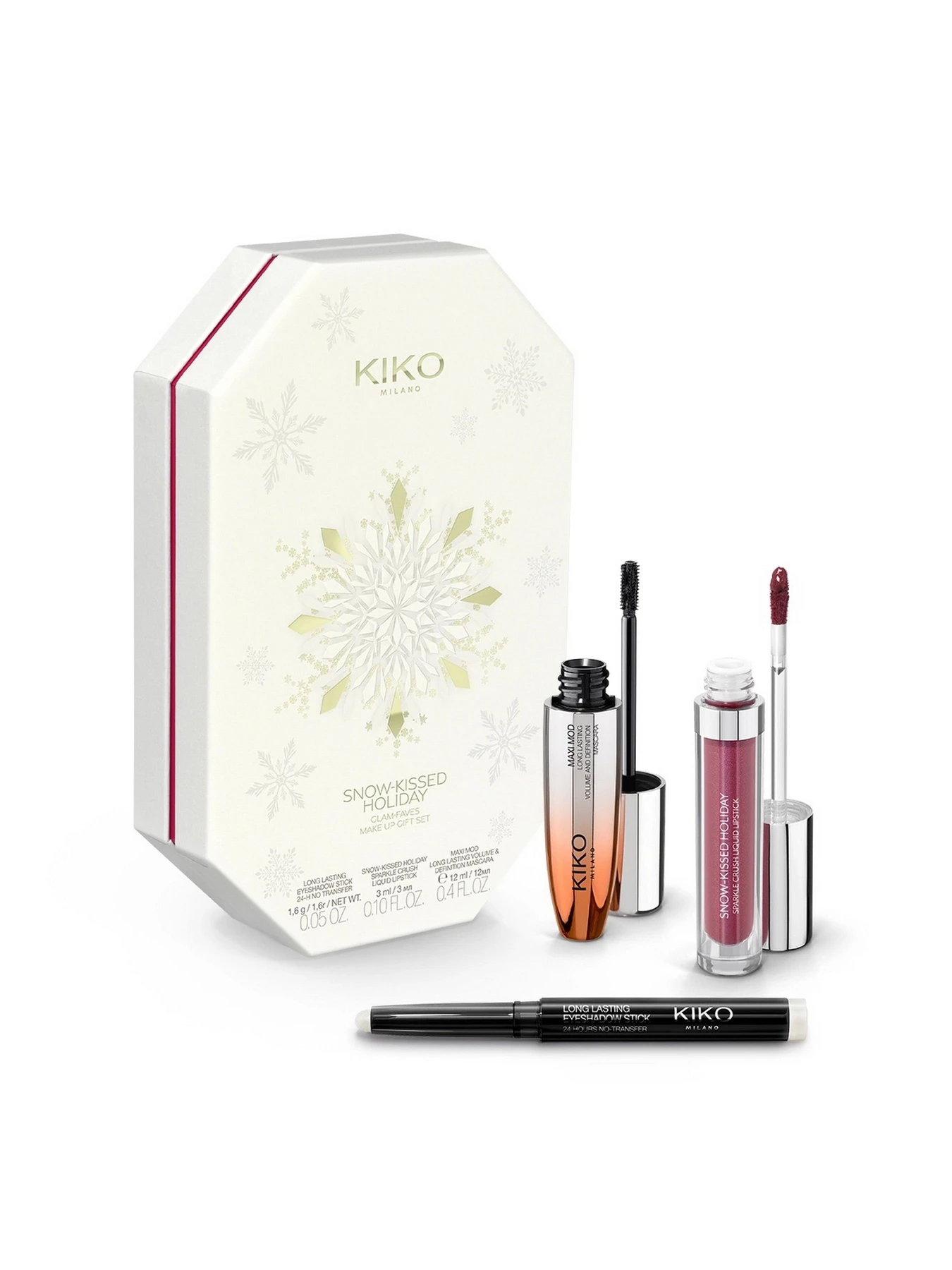 Набор для макияжа Snow-Kissed Holiday Glam-Faves Make Up Gift Set KIKO MILANO модель KC000001185001B Набор для макияжа Snow-Kissed Holiday Glam-Faves Make Up Gift Set KIKO MILANO модель KC000001185001B Фото